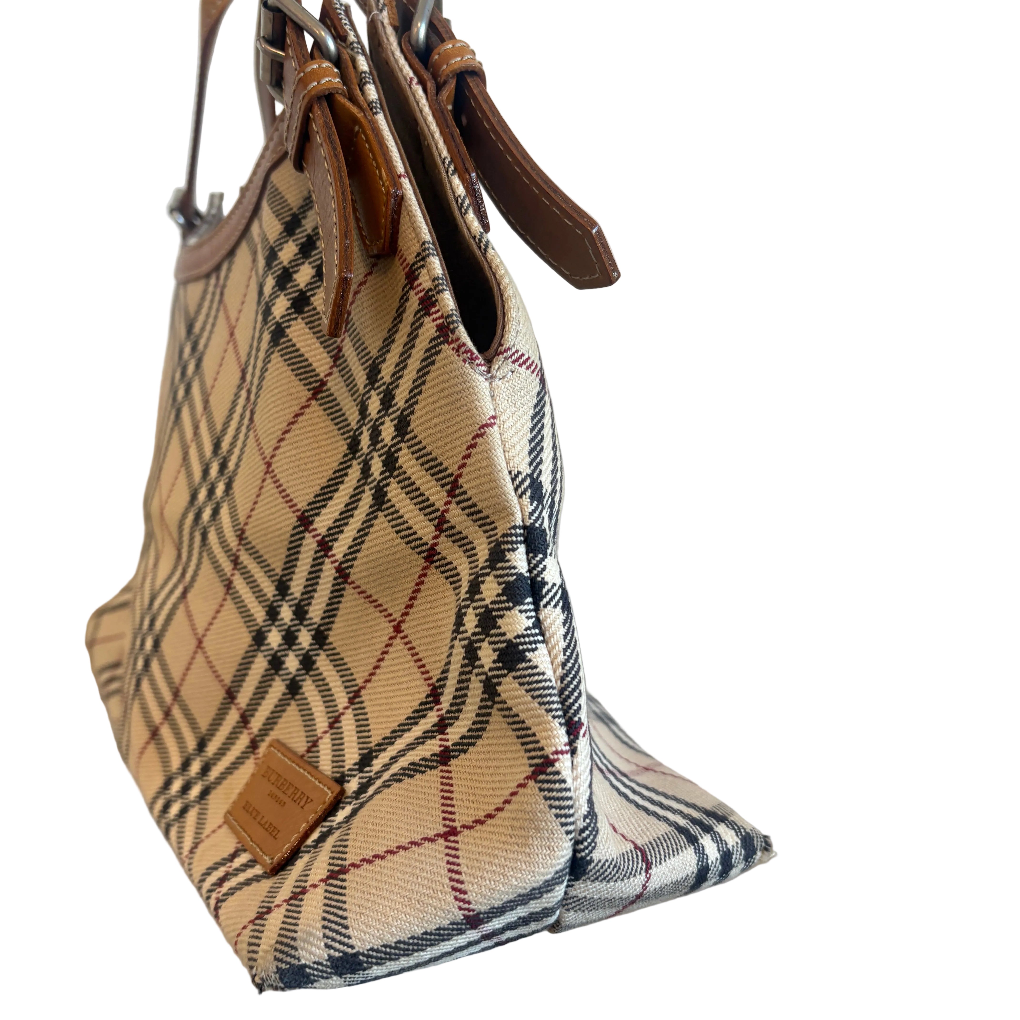 Burberry plaid nove shoulder bag