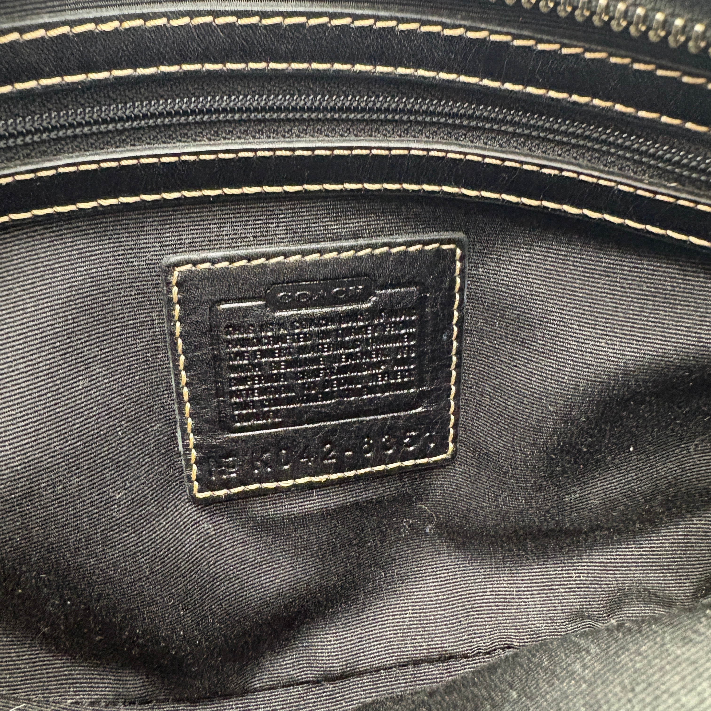 Coach signature shoulder bag