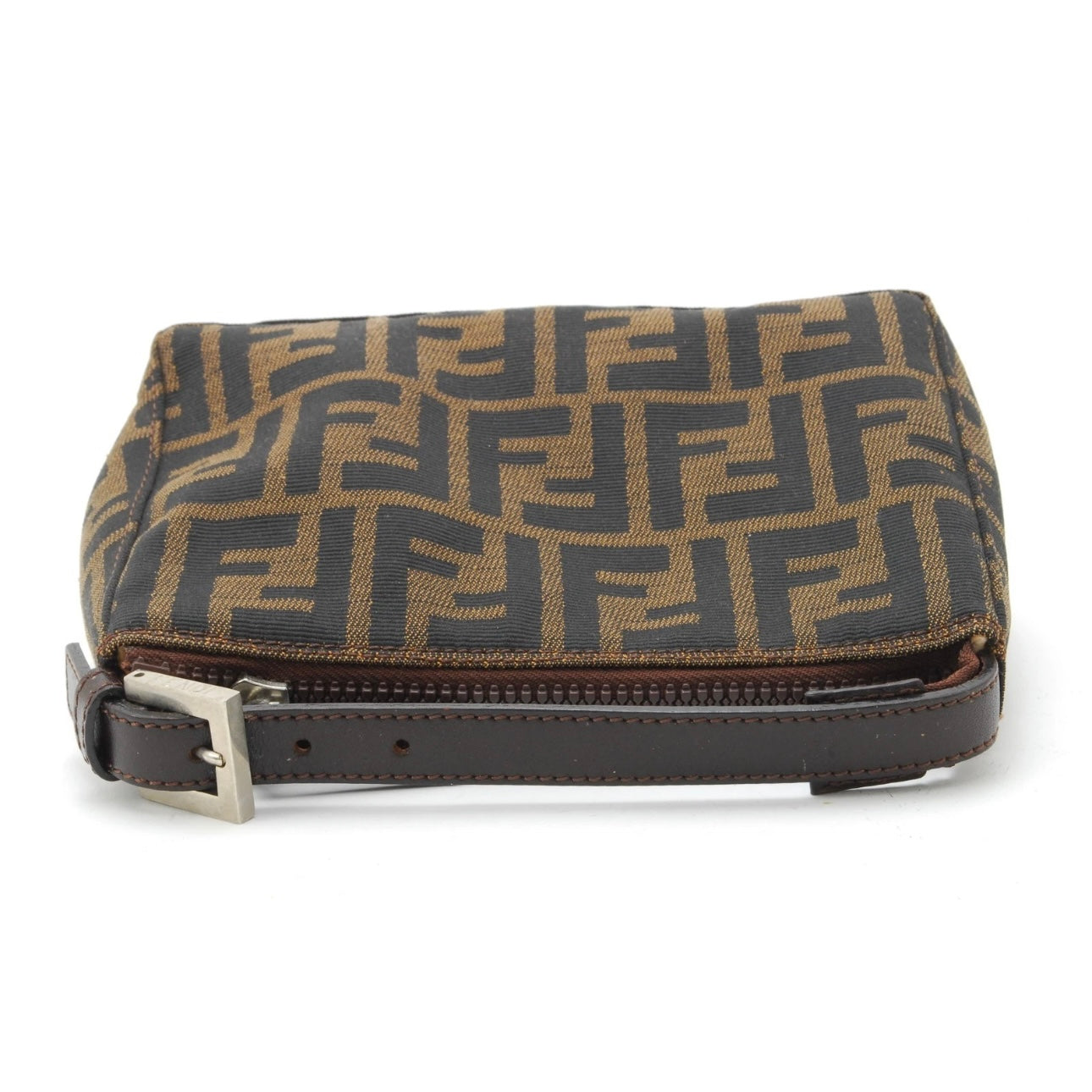 FENDI zucca handbag- canvas, leather