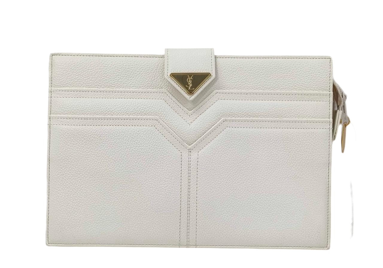 Saint Laurent White Vintage clutch