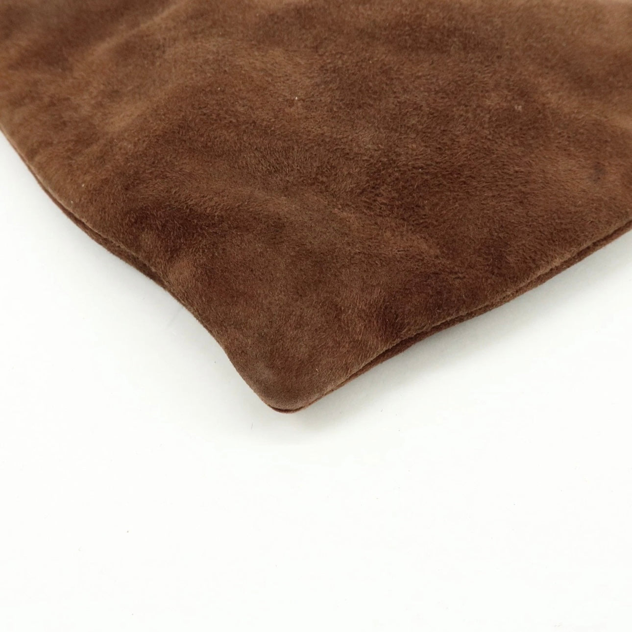 FENDI Suede Tote Shoulder Bag
