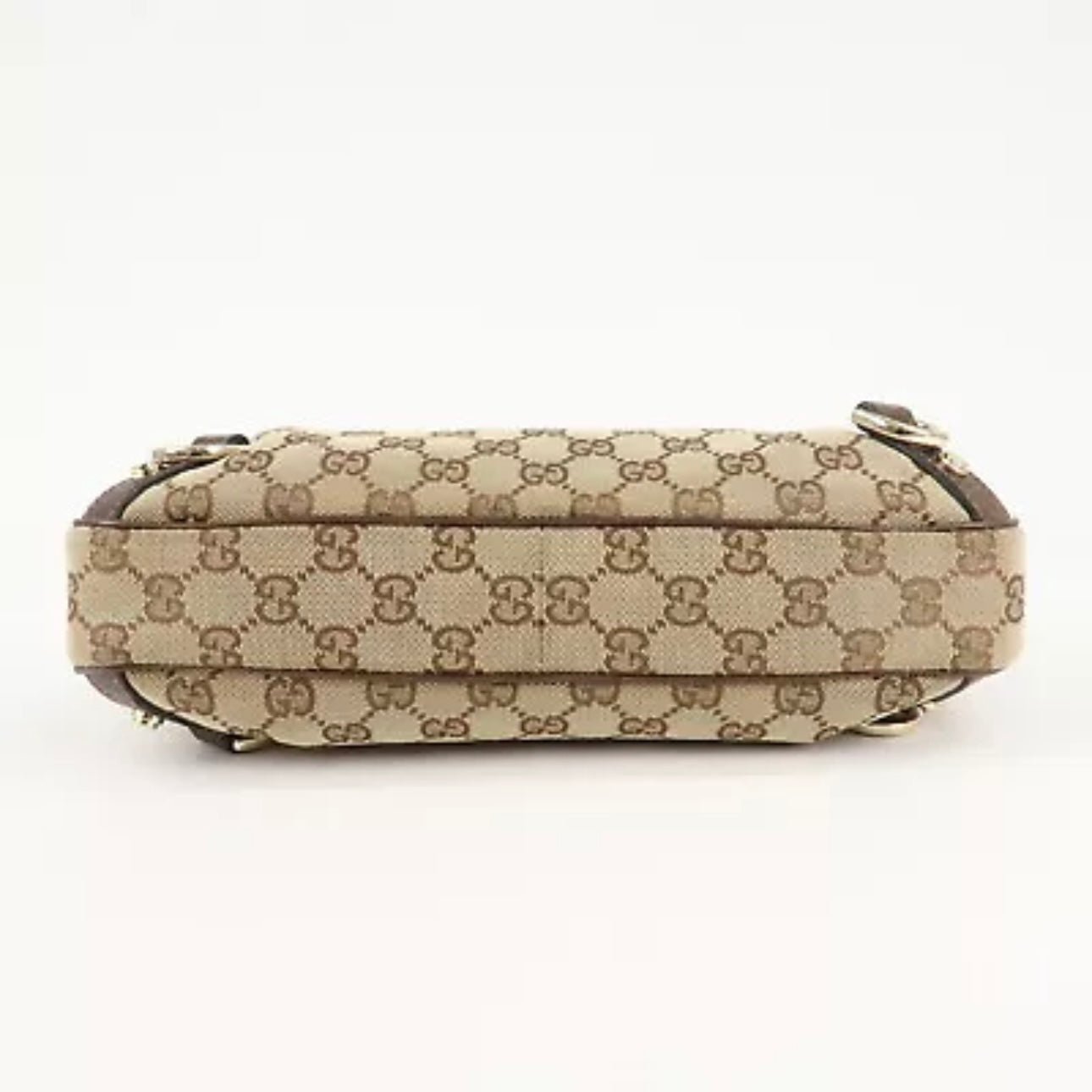 GUCCI Abbey GG Canvas Leather Shoulder Bag