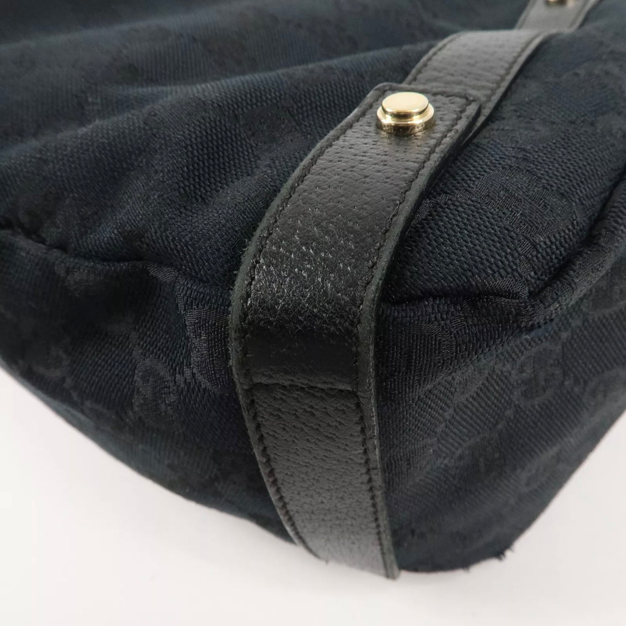 Abbey GG Canvas Leather Tote Bag