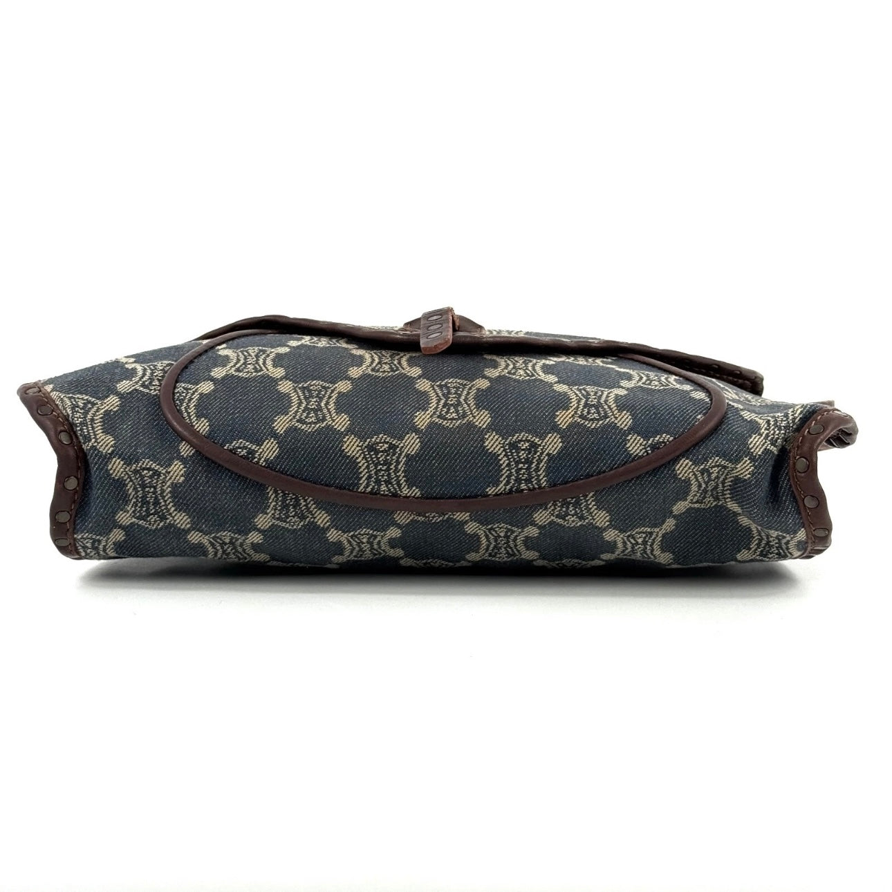CELINE Shoulder Bag Denim Paris Macadam