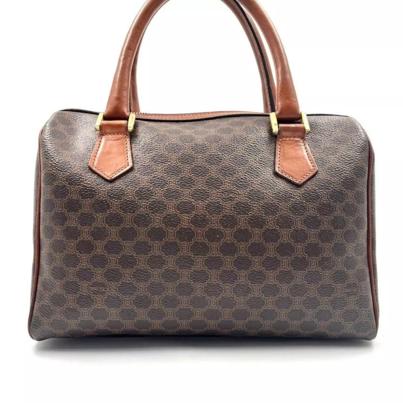 Macadam Pattern 2way Mini Boston Bag