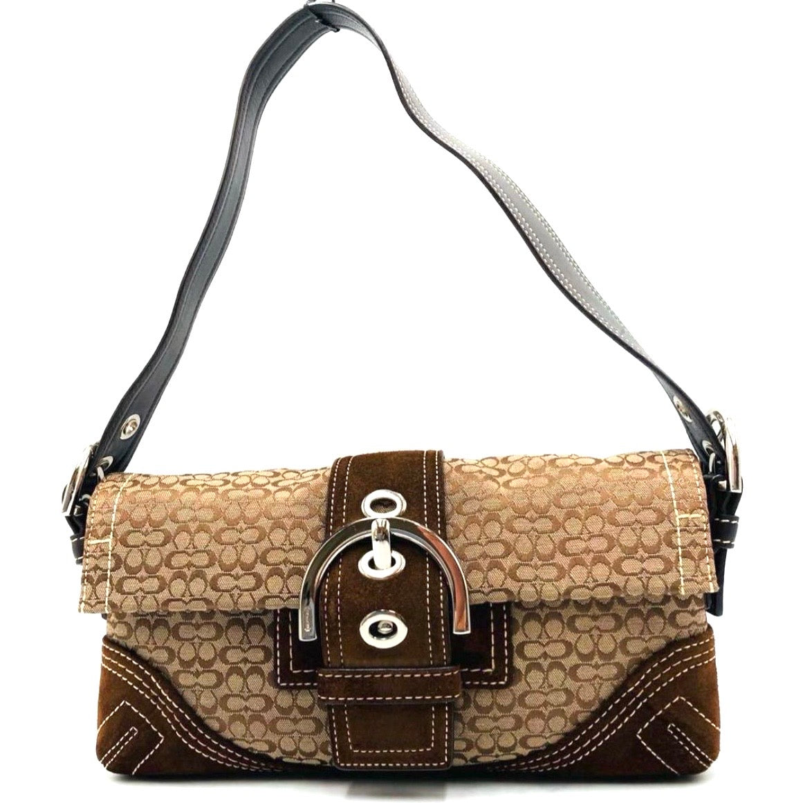 Coach Signature Suede bag
