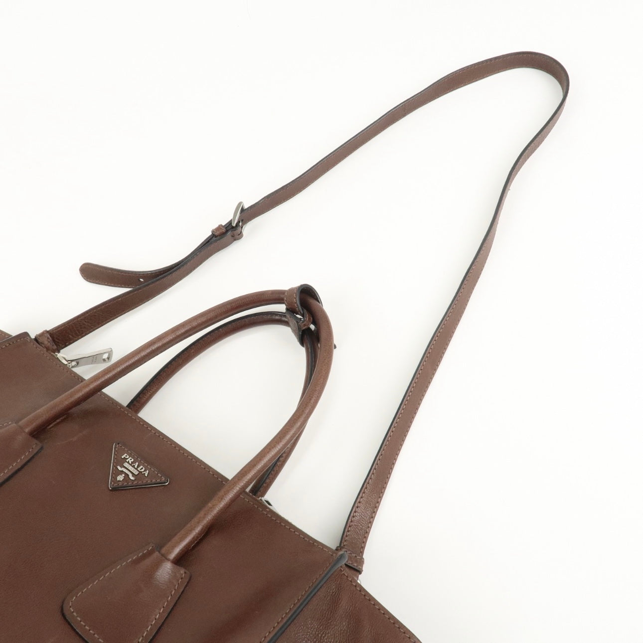 Prada 2 way brown