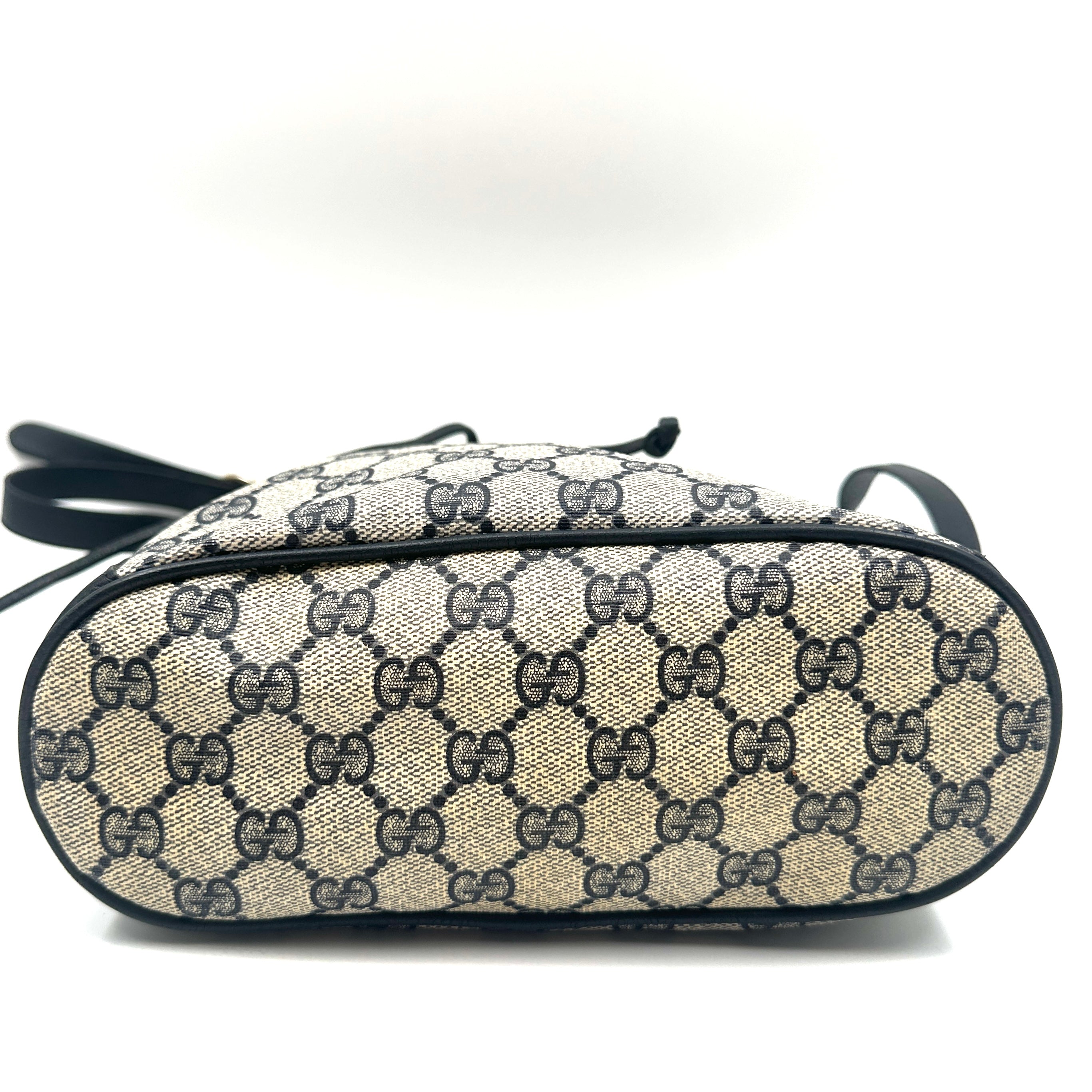 Bucket Bag Sherry Line PVC Leather Navy