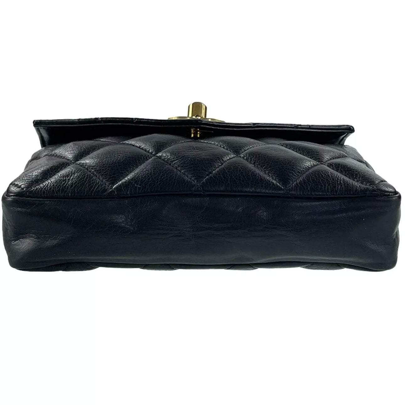 Chanel Matelasse Lambskin Leather Black Waist bag
