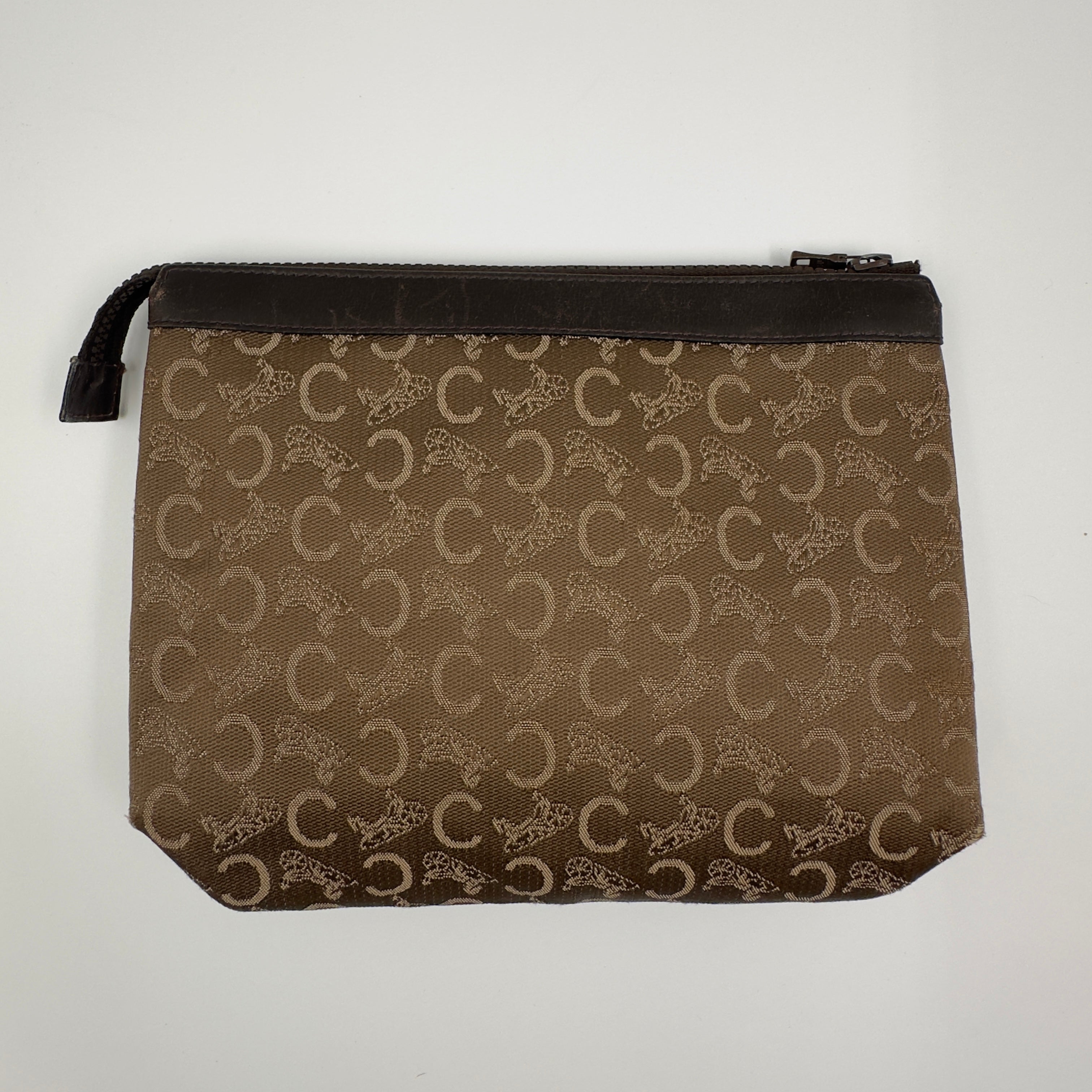 C Macadam Canvas Clutch Bag