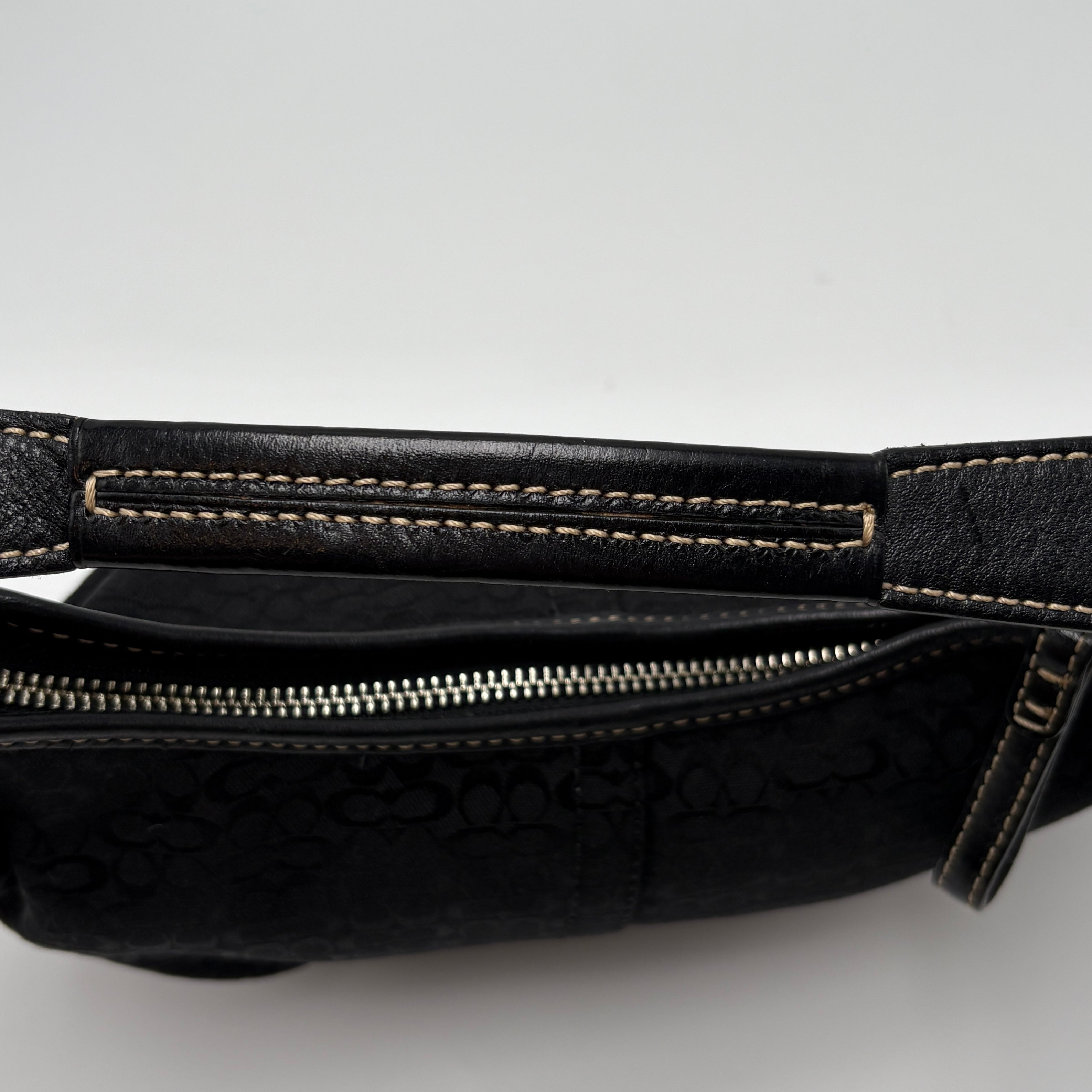 Coach signature shoulder bag
