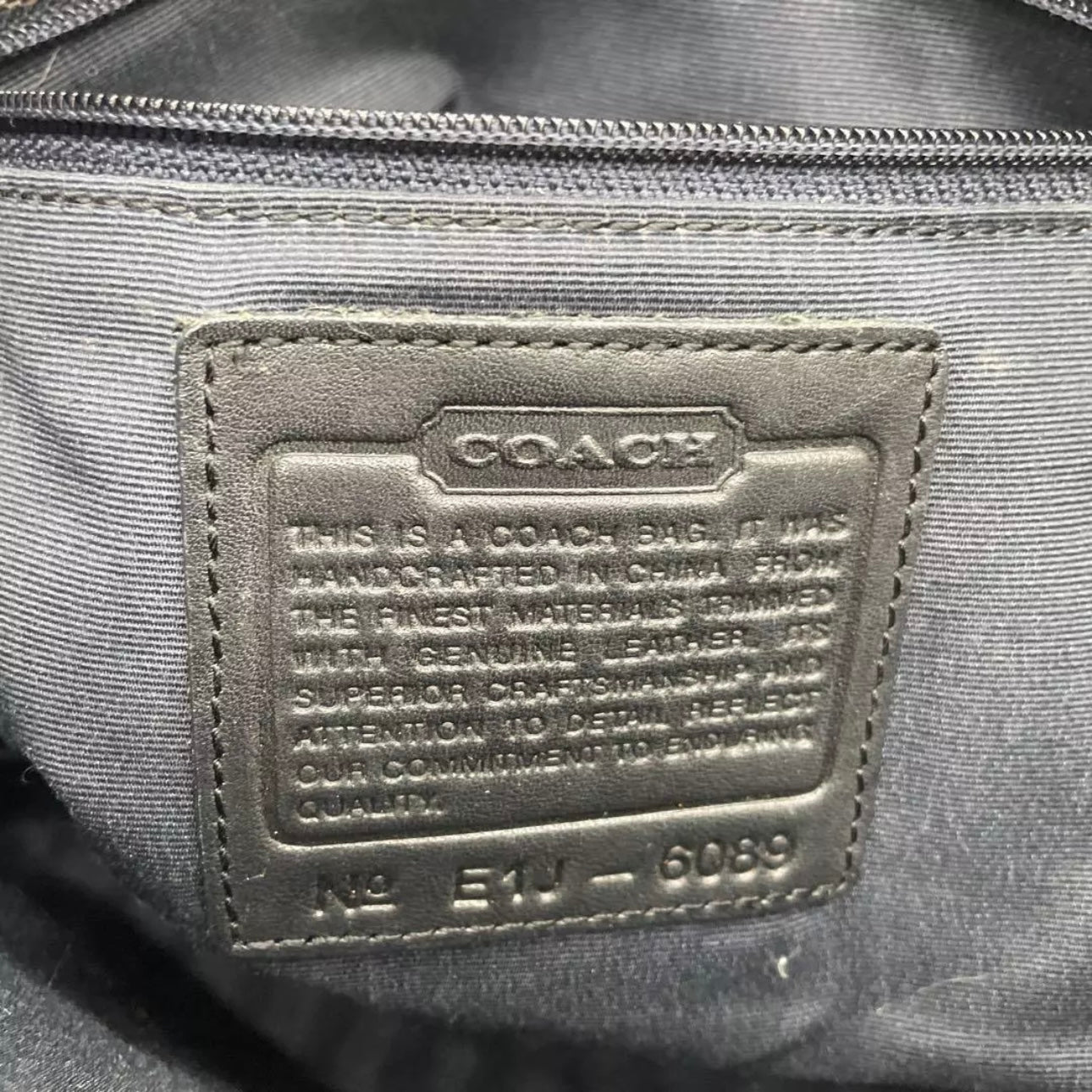 Tote bag Signature Canvas Black Canvas Leather