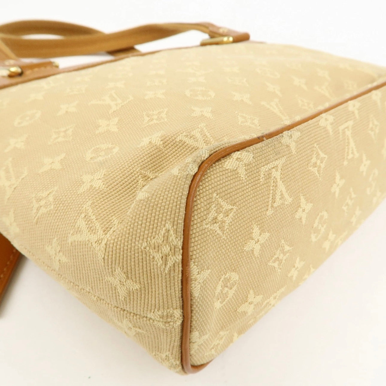 Louis Vuitton Monogram Mini Lucille PM Hand Bag Beige
