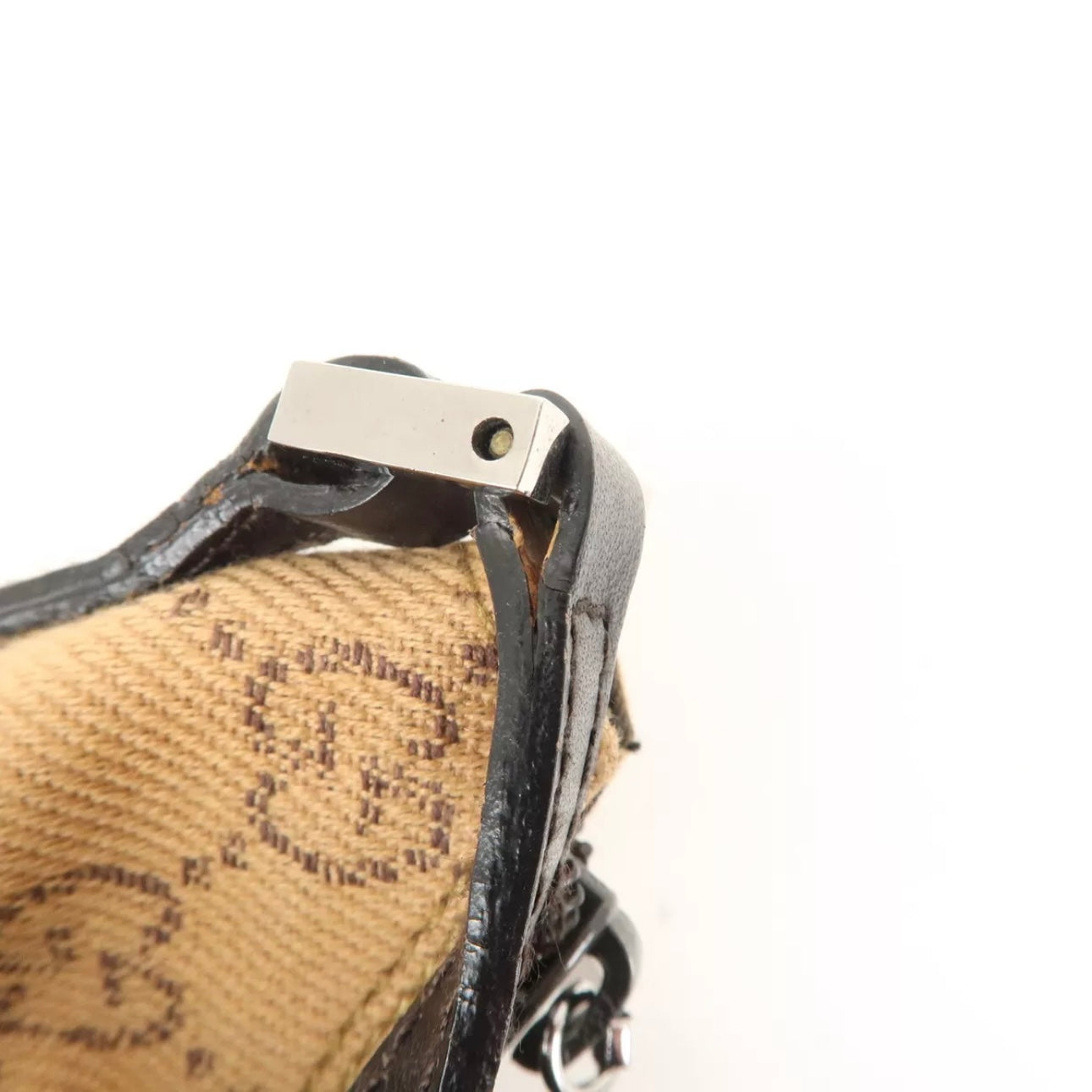 GG Denim Leather Shoulder Bag