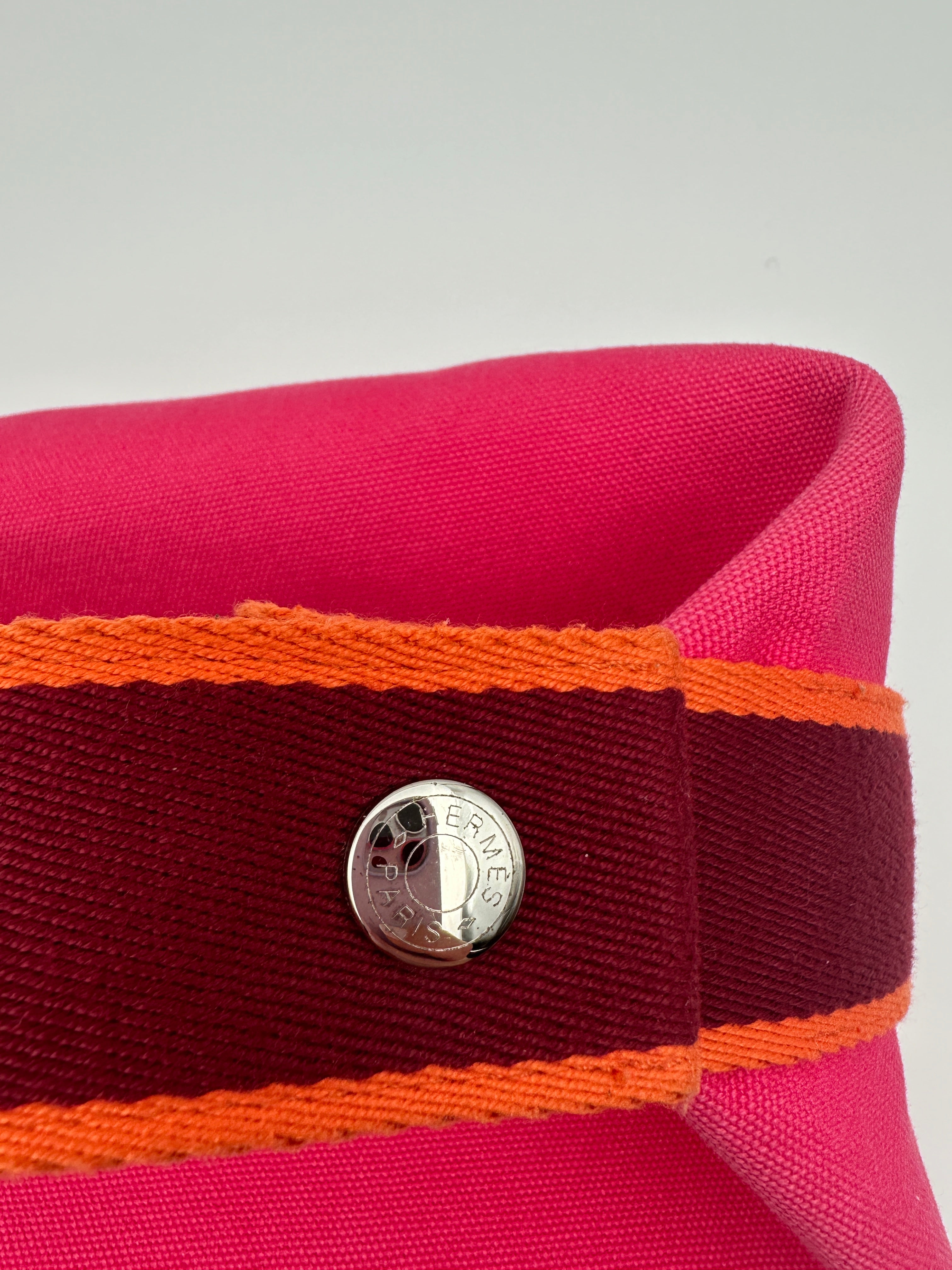 Bride a Brac Case Handbag Canvas Pink Magenta