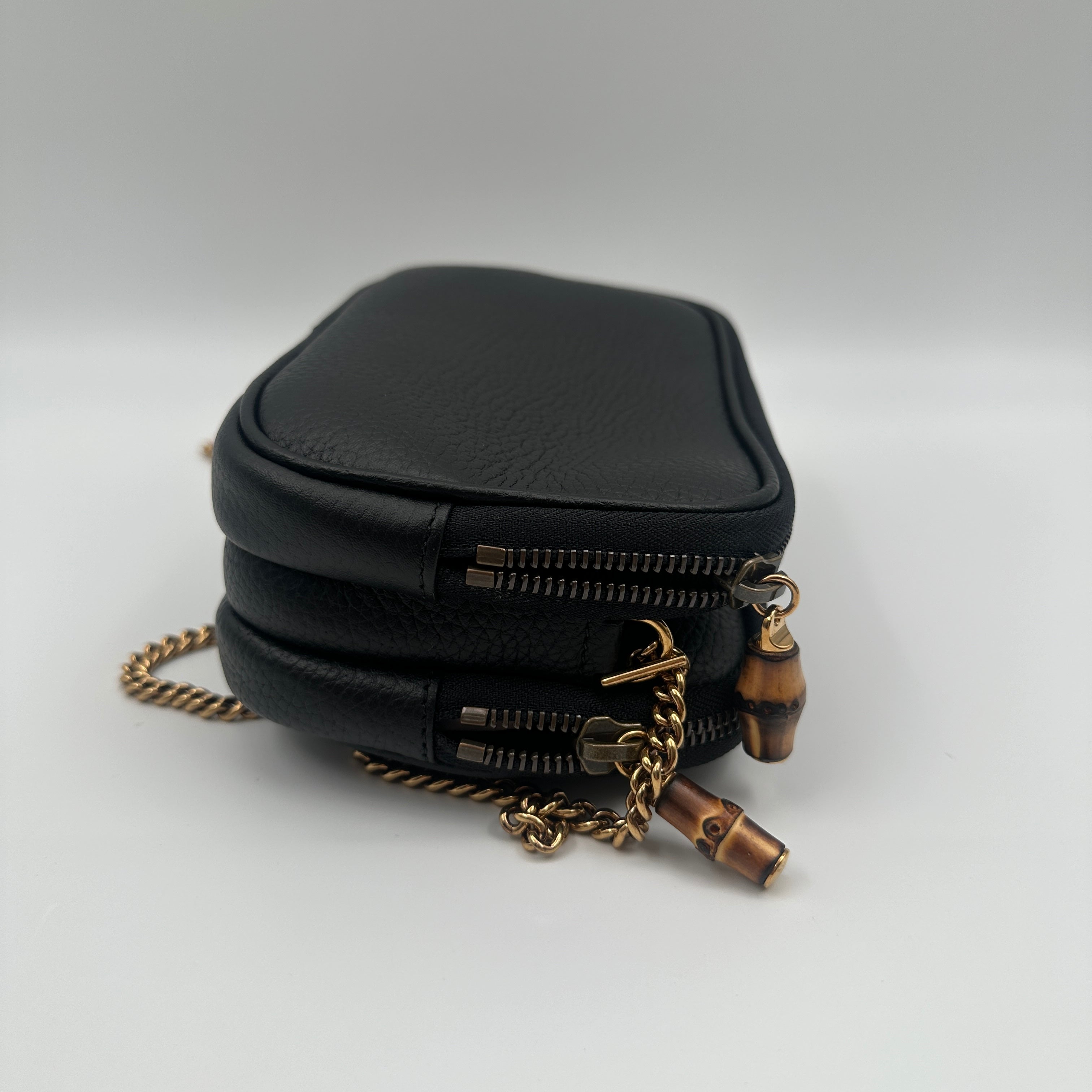Gucci Double G Super Mini Bag With Bamboo