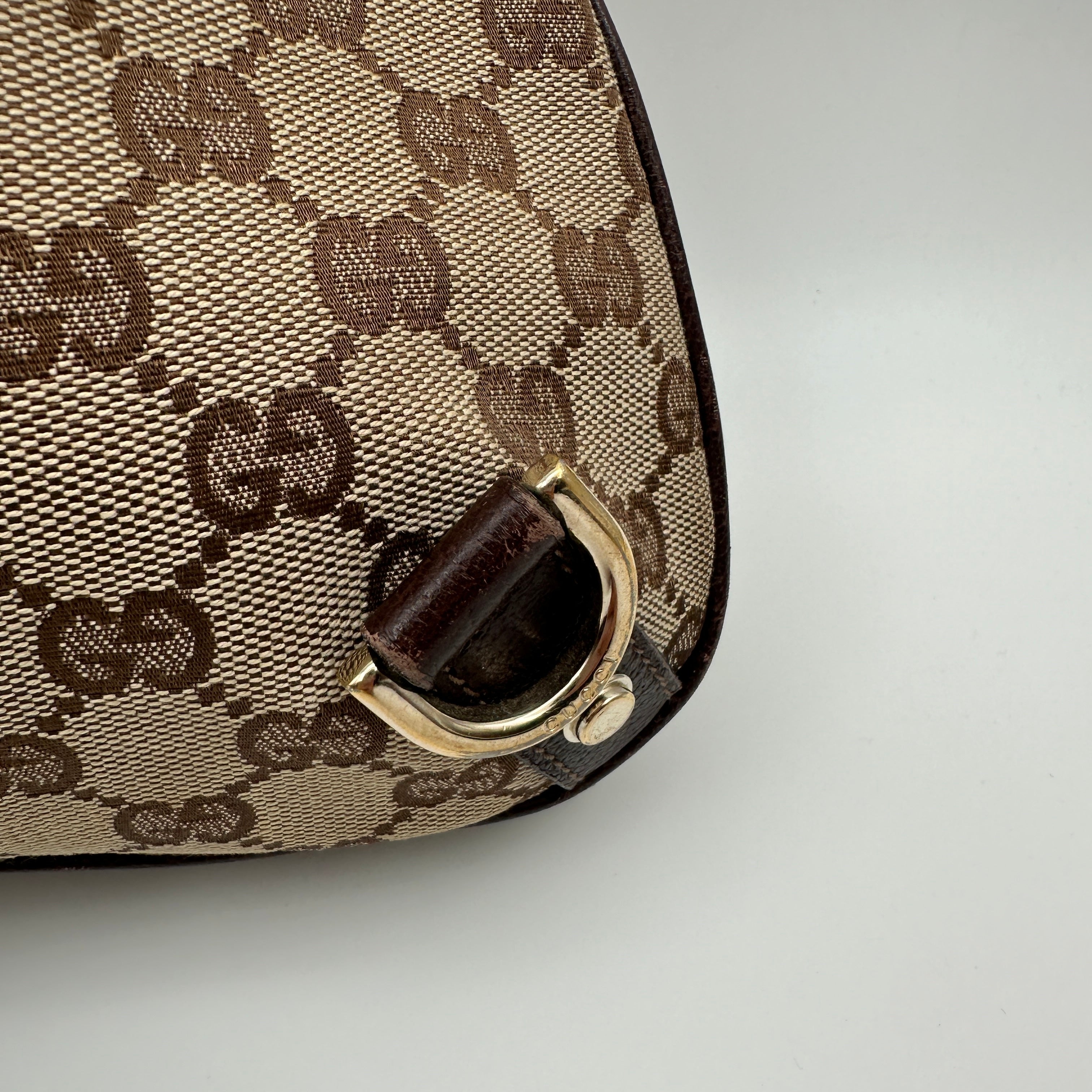 GG Monogram Abbey D-Ring Hobo Small Shoulder Bag