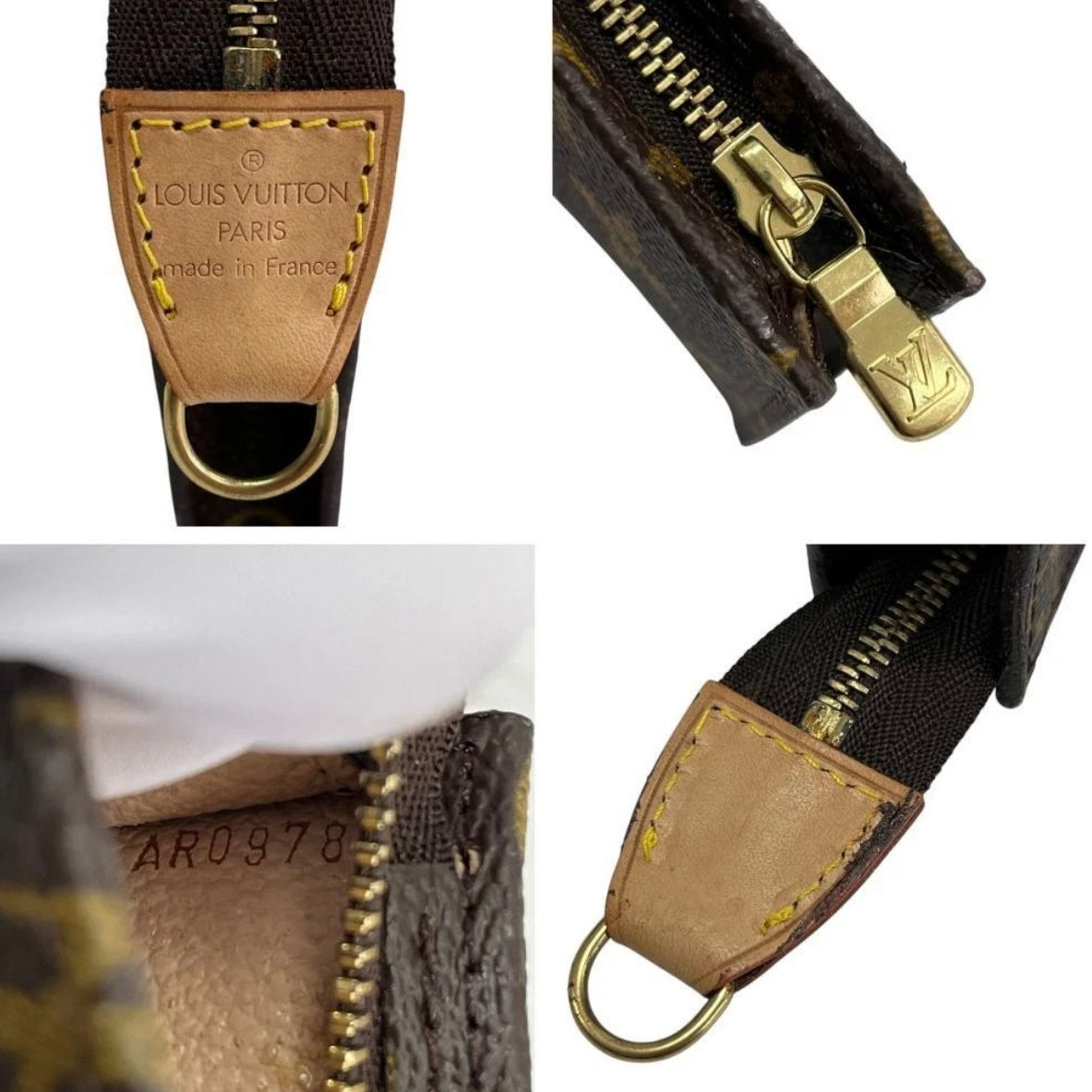 LOUIS VUITTON Cosmetics pouch 15 Monogram Clutch Bag