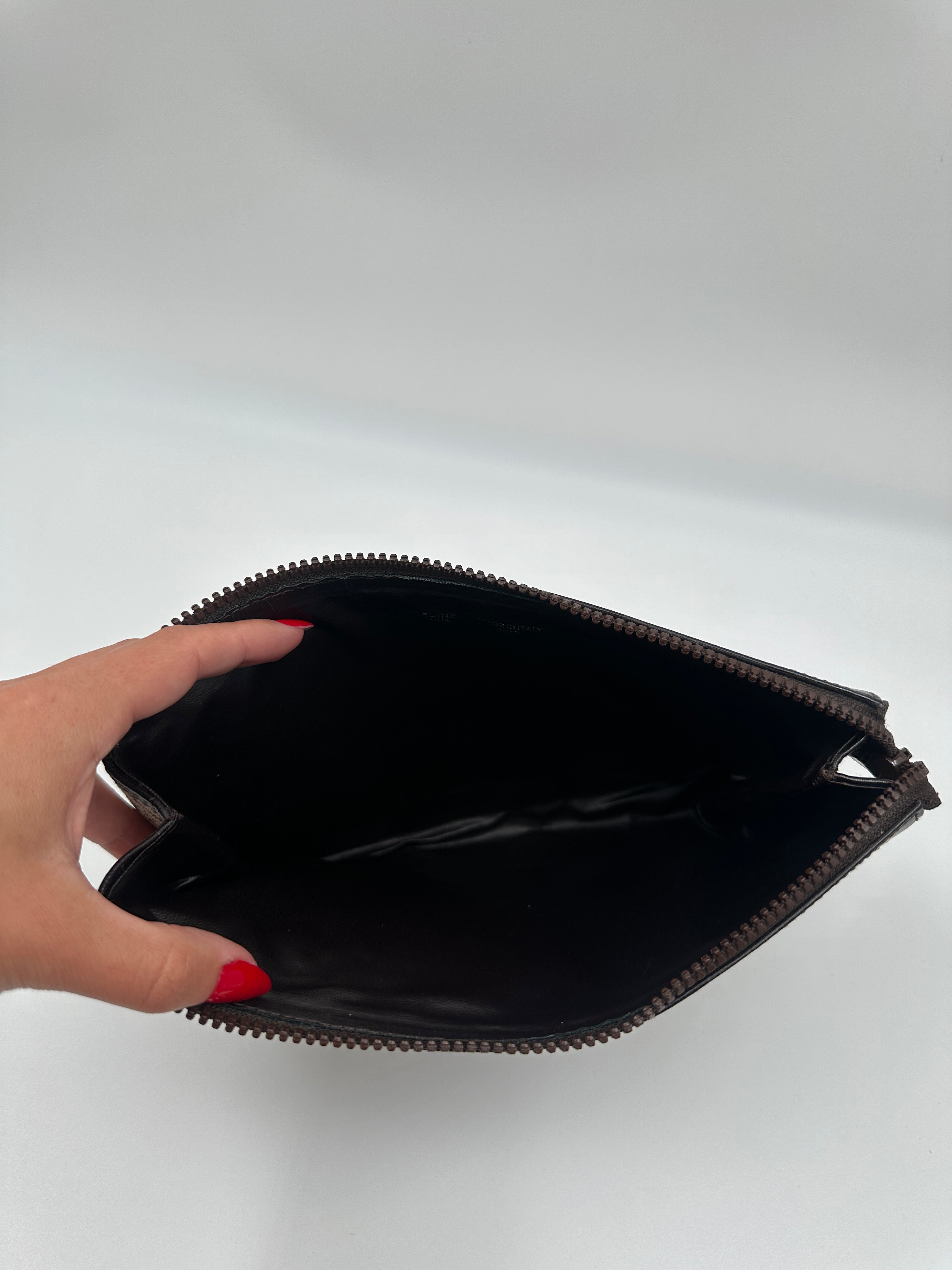 C Horse Carriage Clutch Bag