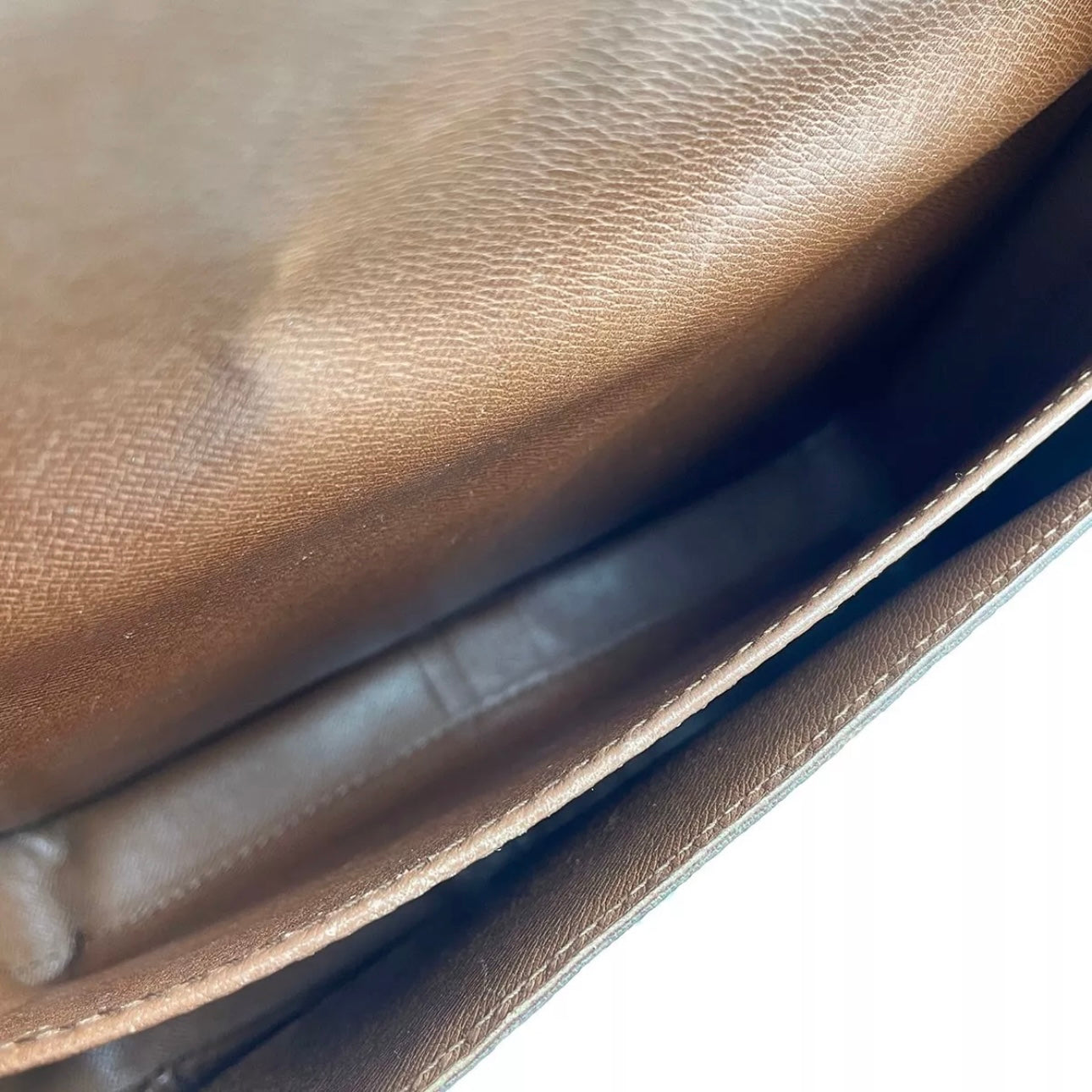 Louis Vuitton Monogram Cartouchiere GM Leather Brown Shoulder bag