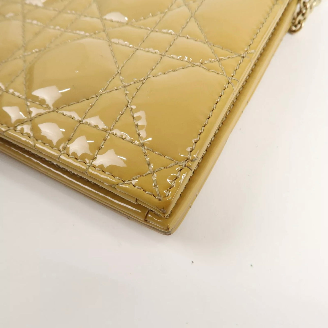 Christian Dior Leather Chain Shoulder Bag