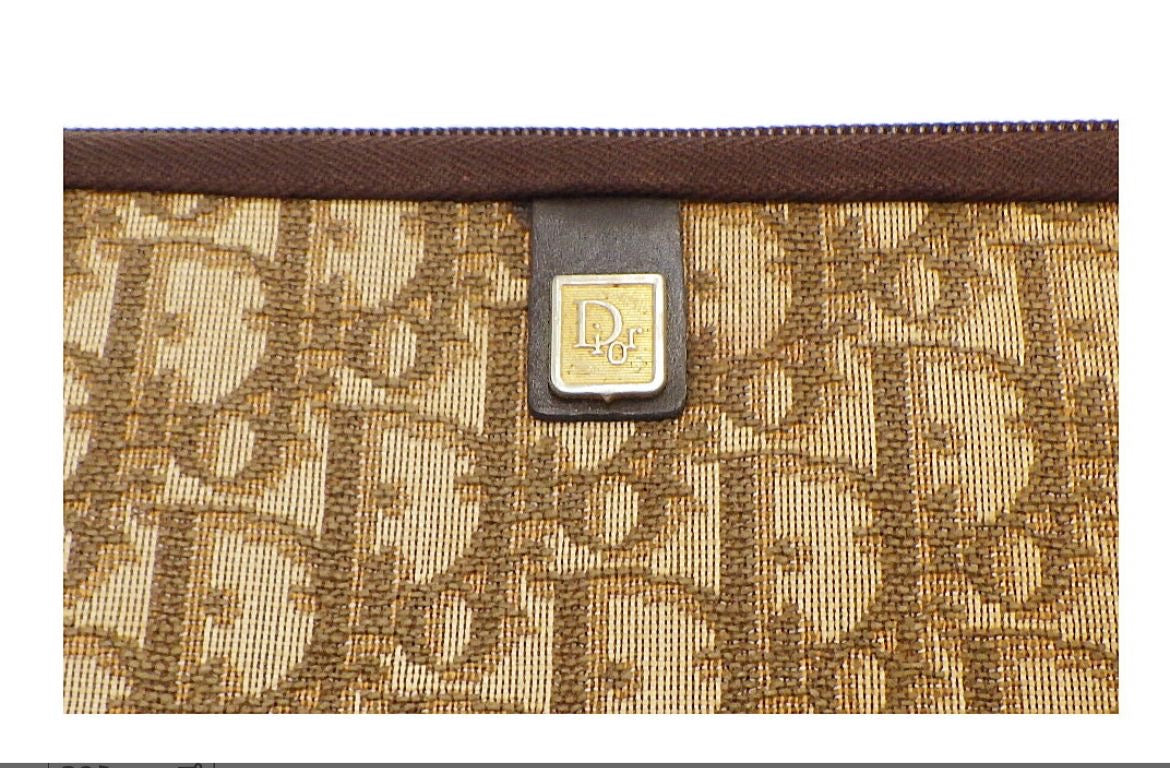 Dior vintage brown clutch