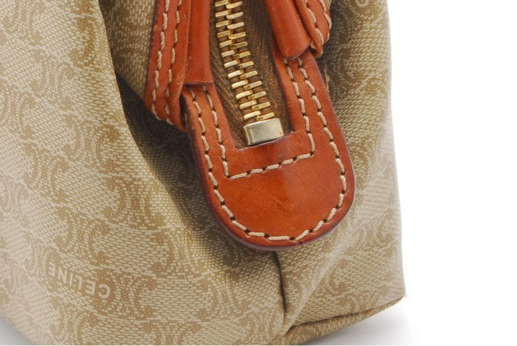 Celine C Charm Clutch Bag - Beige, PVC Leather
