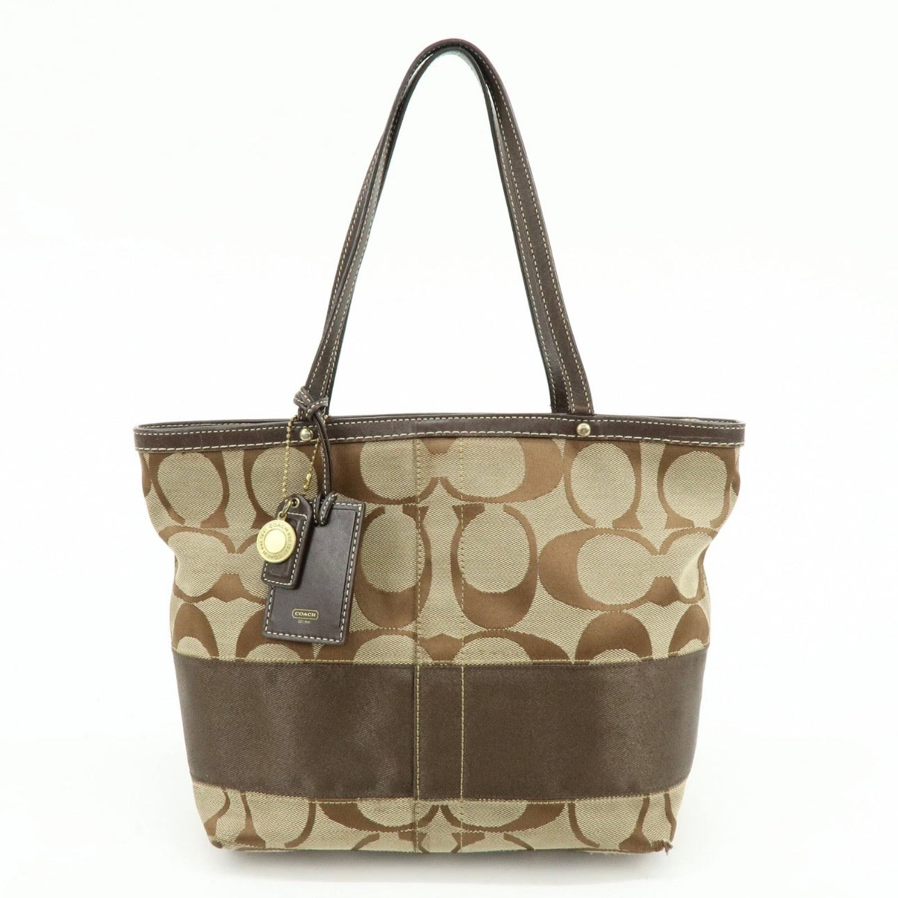 Coach Signature Brown Tote Bag