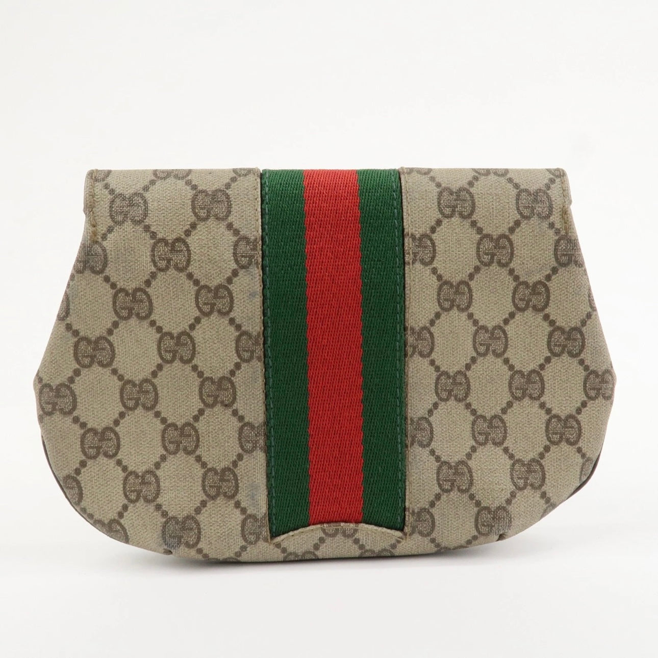 GUCCI GG Supreme Cosmetic Pouch Clutch Bag