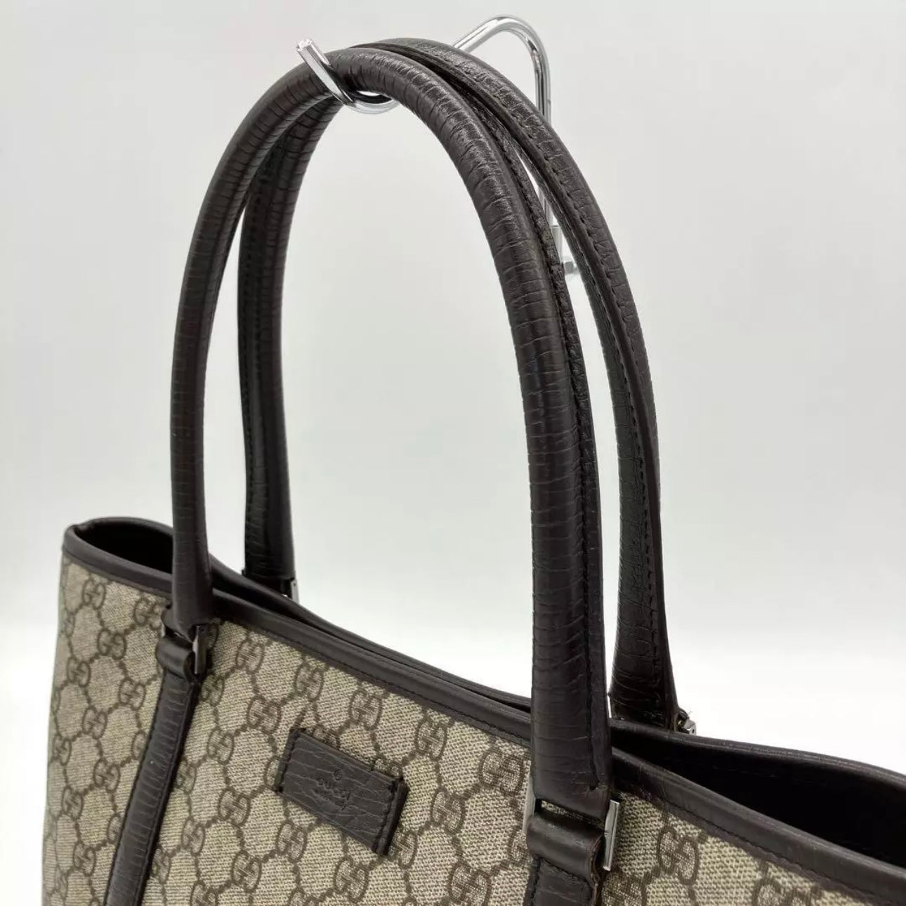 Tote bag GG Supreme PVC Brown