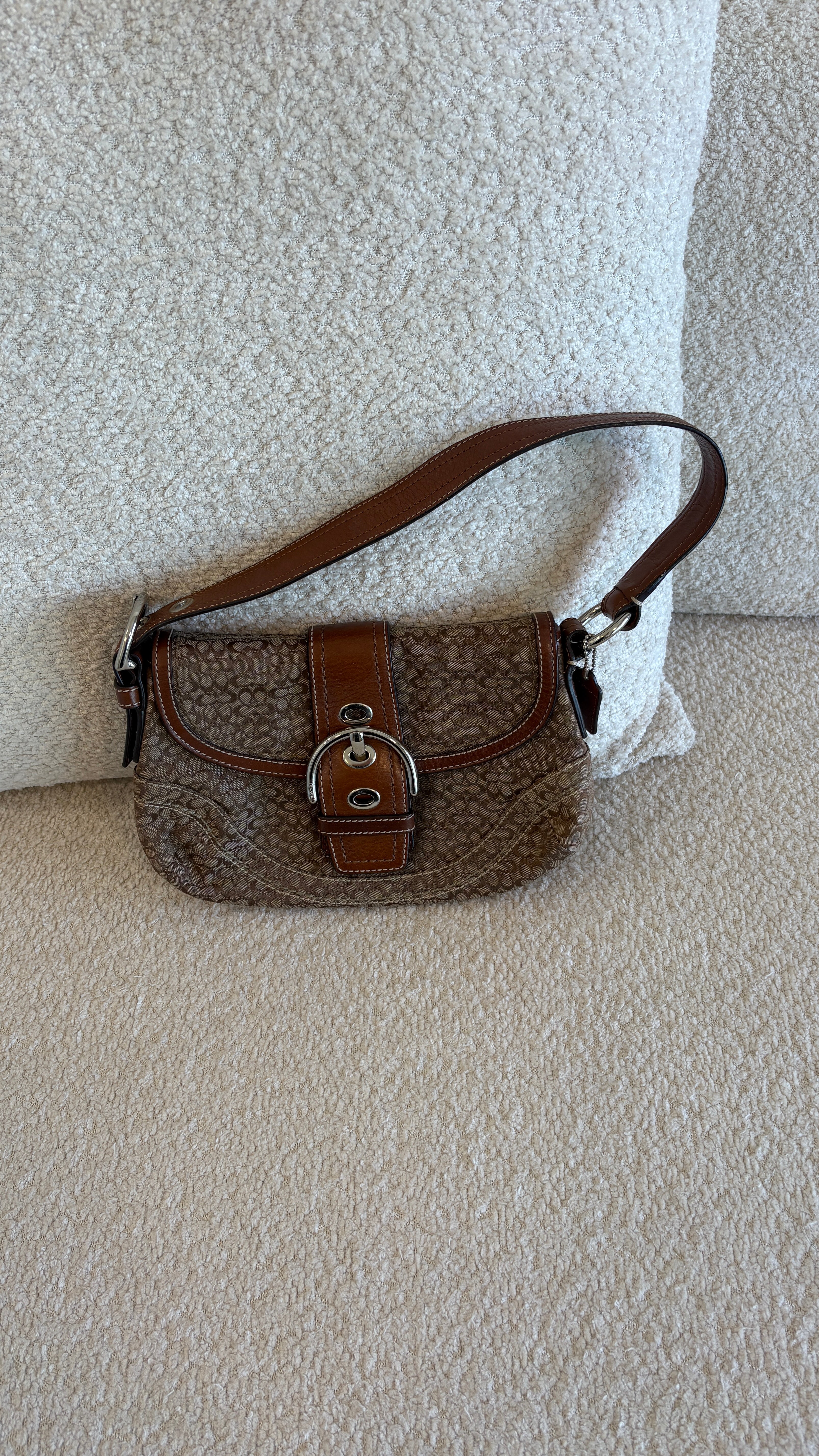 Coach Signature brown bag