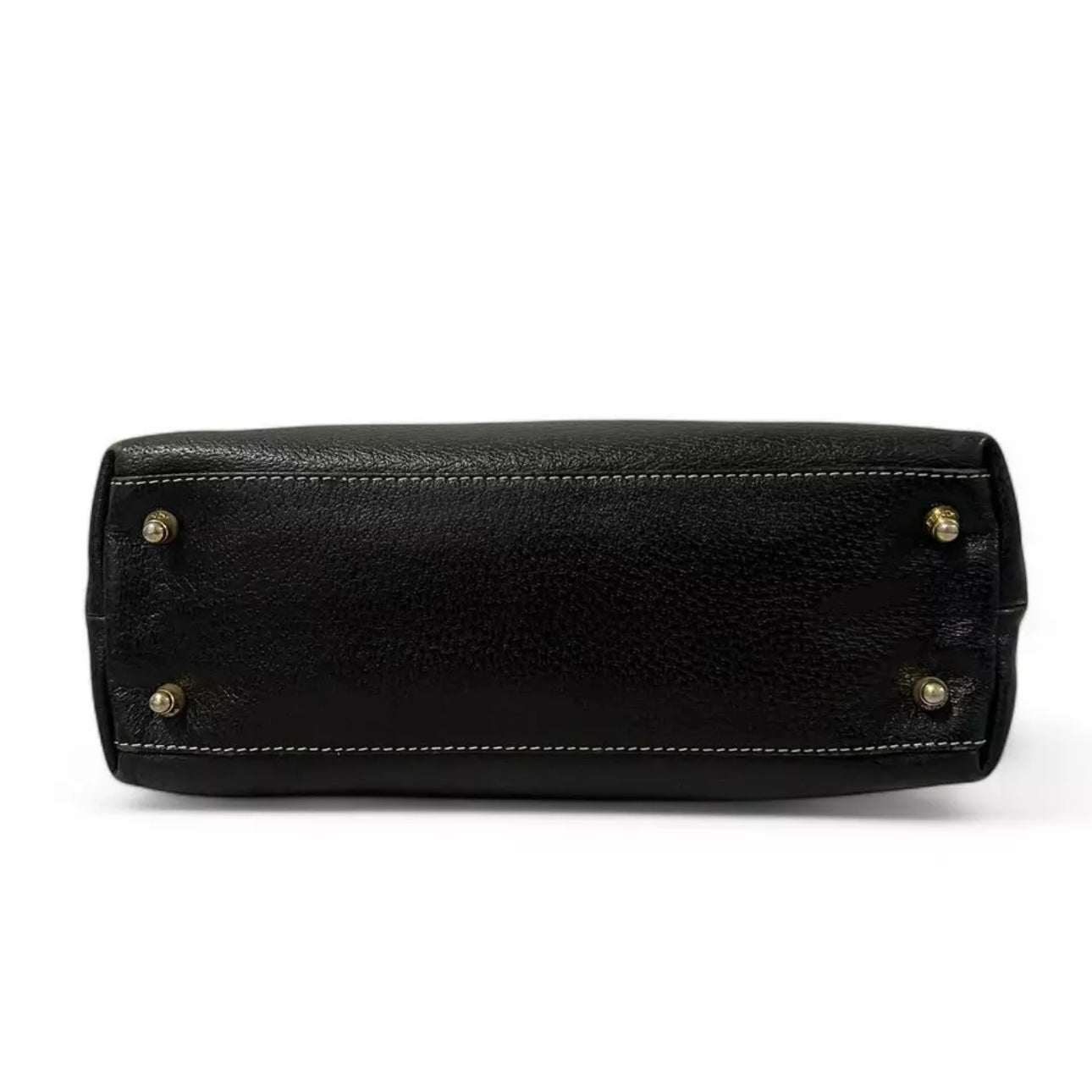 FENDI FF Mini Shoulder Bag Black Leather