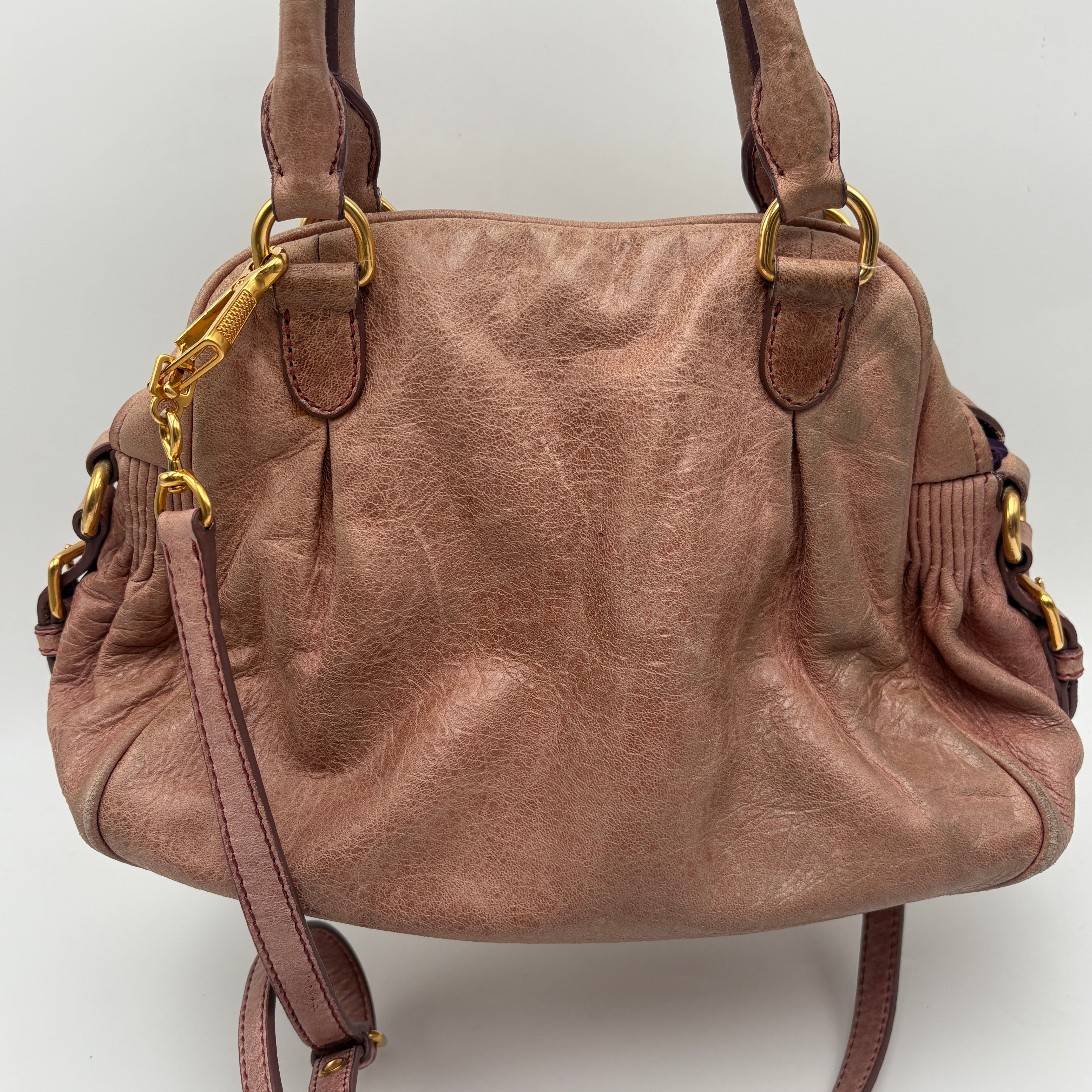 Miu Miu leather Pink Bag