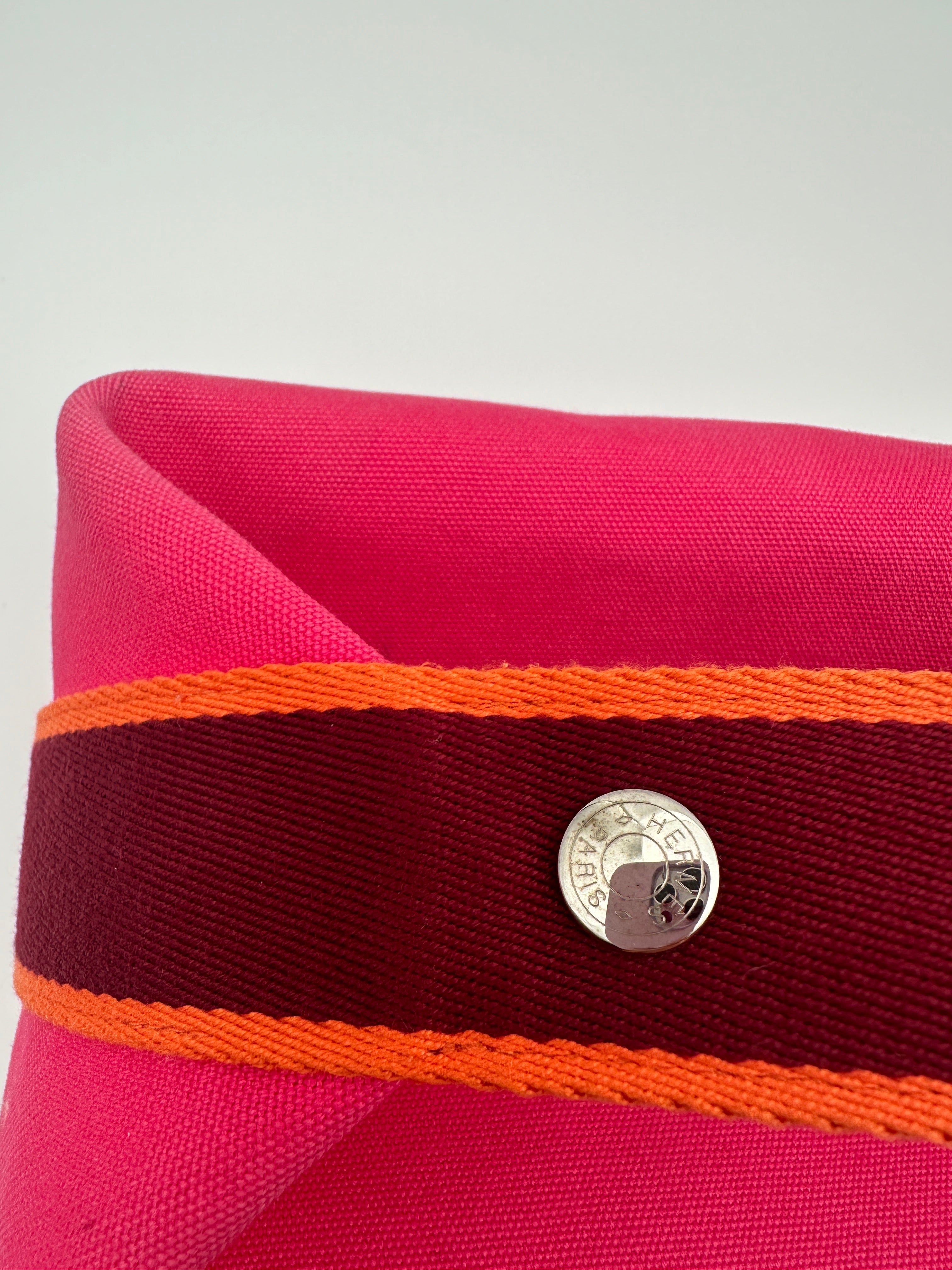 Bride a Brac Case Handbag Canvas Pink Magenta