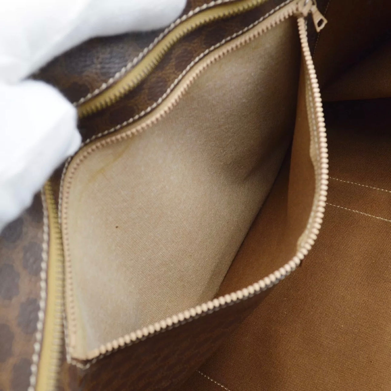 Celine Brown Macadam Tote bag