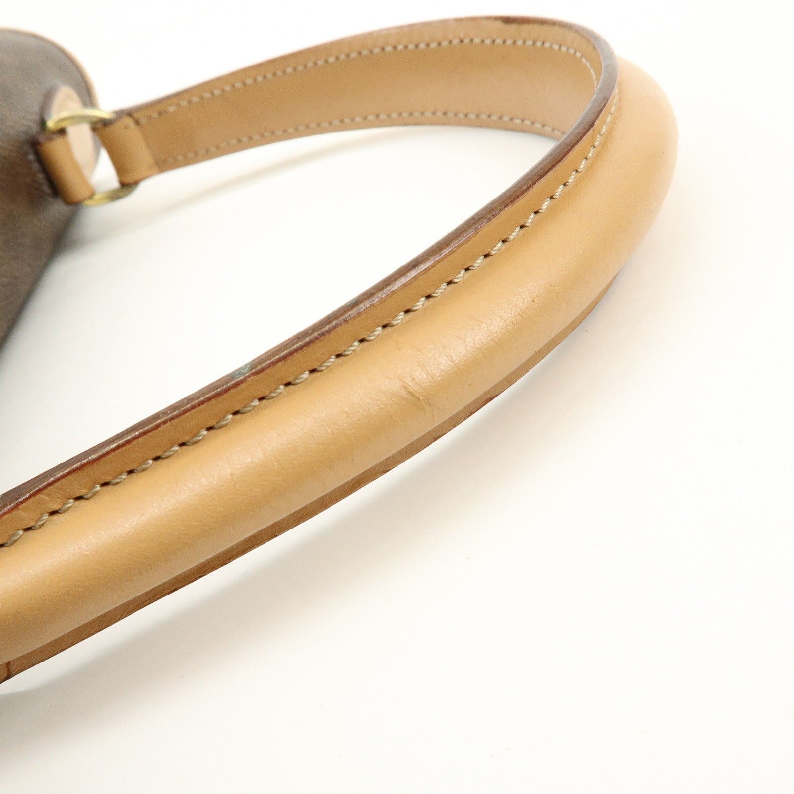 Celine Macadam Hand Bag - Brown Beige, PVC Leather