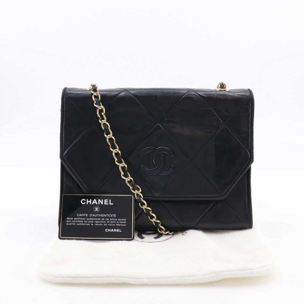 CHANEL ChainShoulder Shoulder Bag - Black, Lambskin