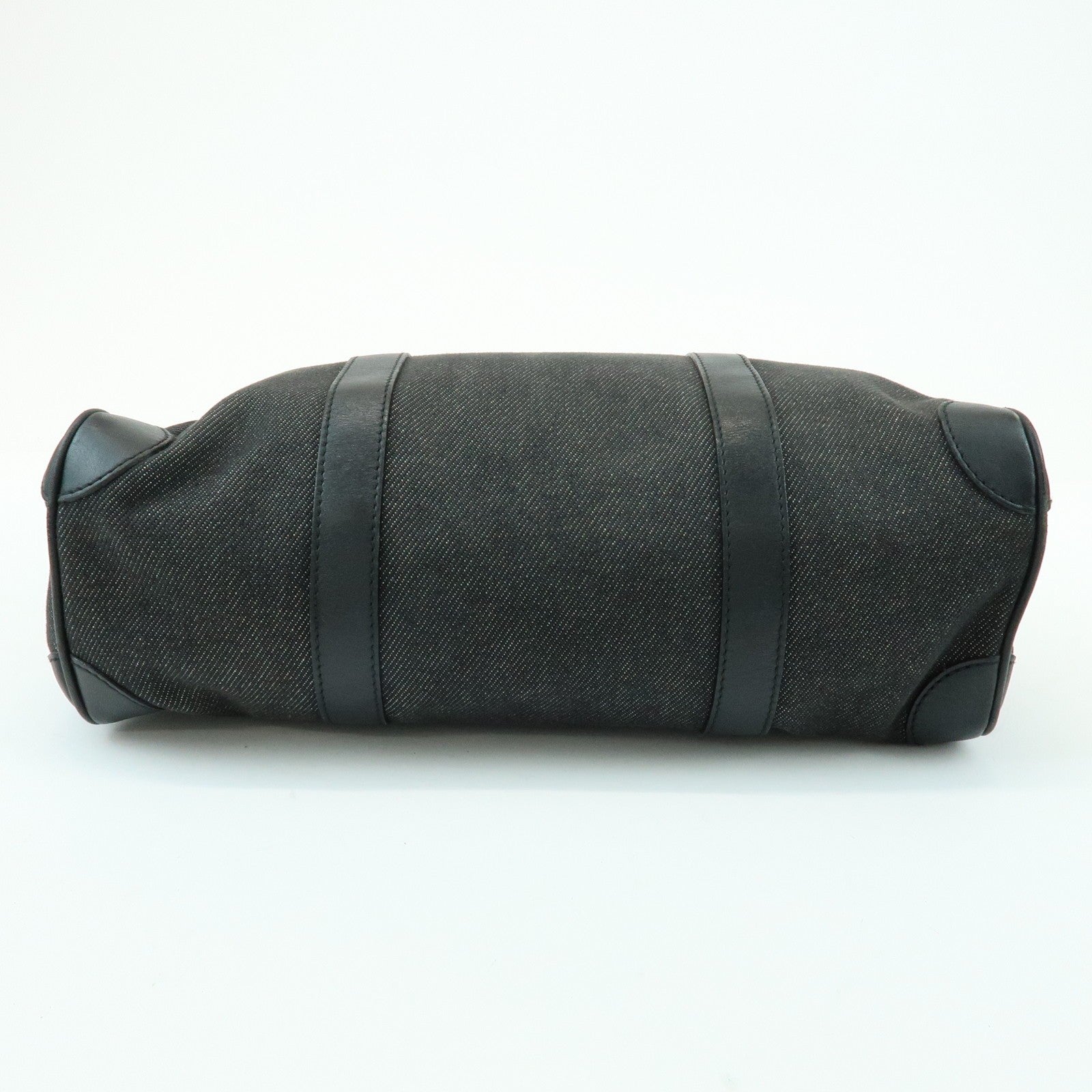 Gucci Boston Bag - Black, Dark Grey, Canvas