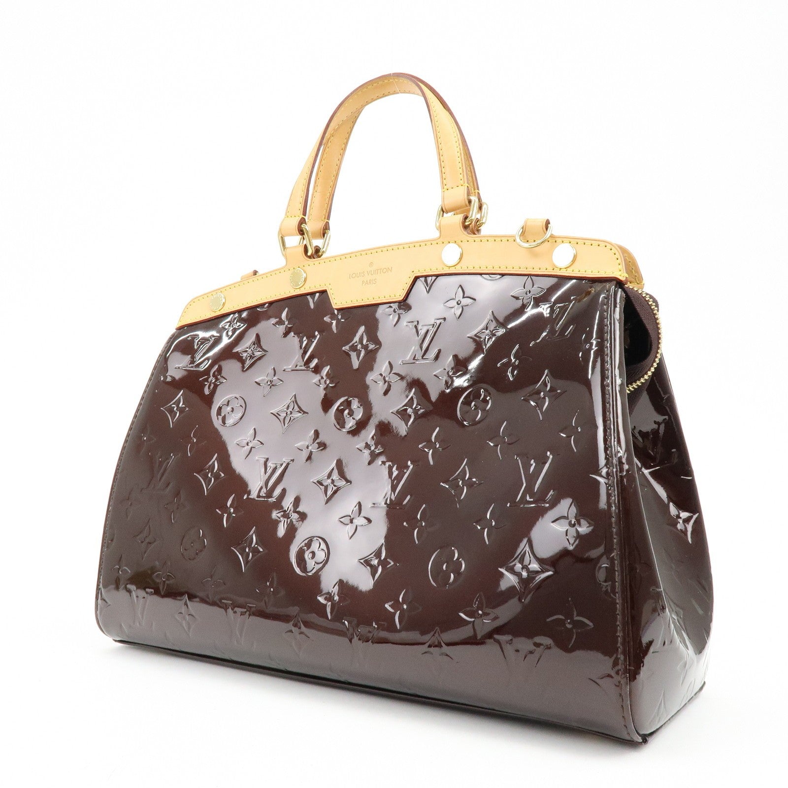 Louis Vuitton Monogram Vernis Brea MM 2Way Shoulder Bag - Amarante, Vernis Leather