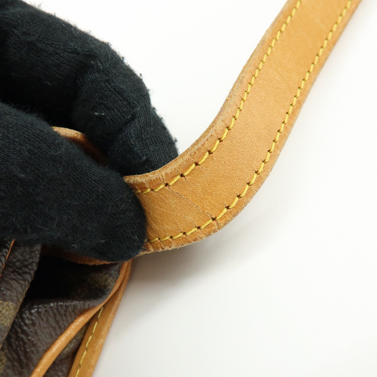 Louis Vuitton Monogram Saumur 30 Canvas Shoulder Bag Brown