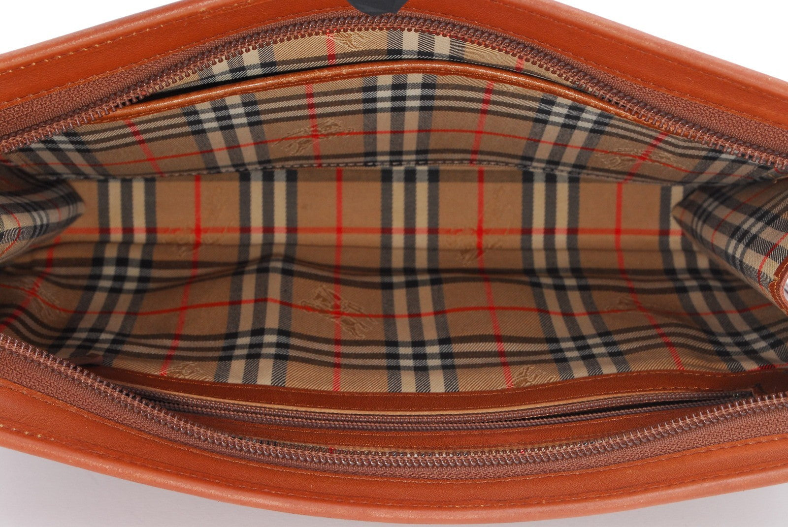 Burberry Vintage Clutch Bag - Brown, Leather