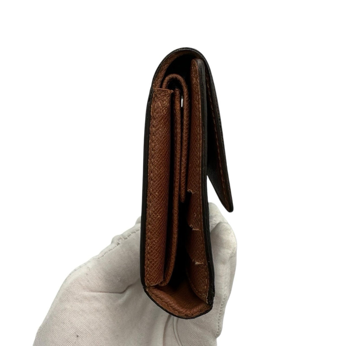 Louis Vuitton International Tri-fold Wallet - Brown, Leather- מגיע עם הקופסה
