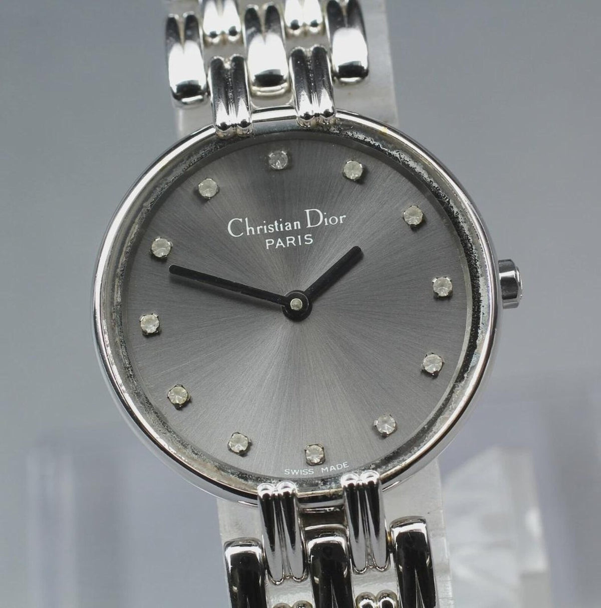Dior Bagbeera Watch - Gray, Stainless Steel