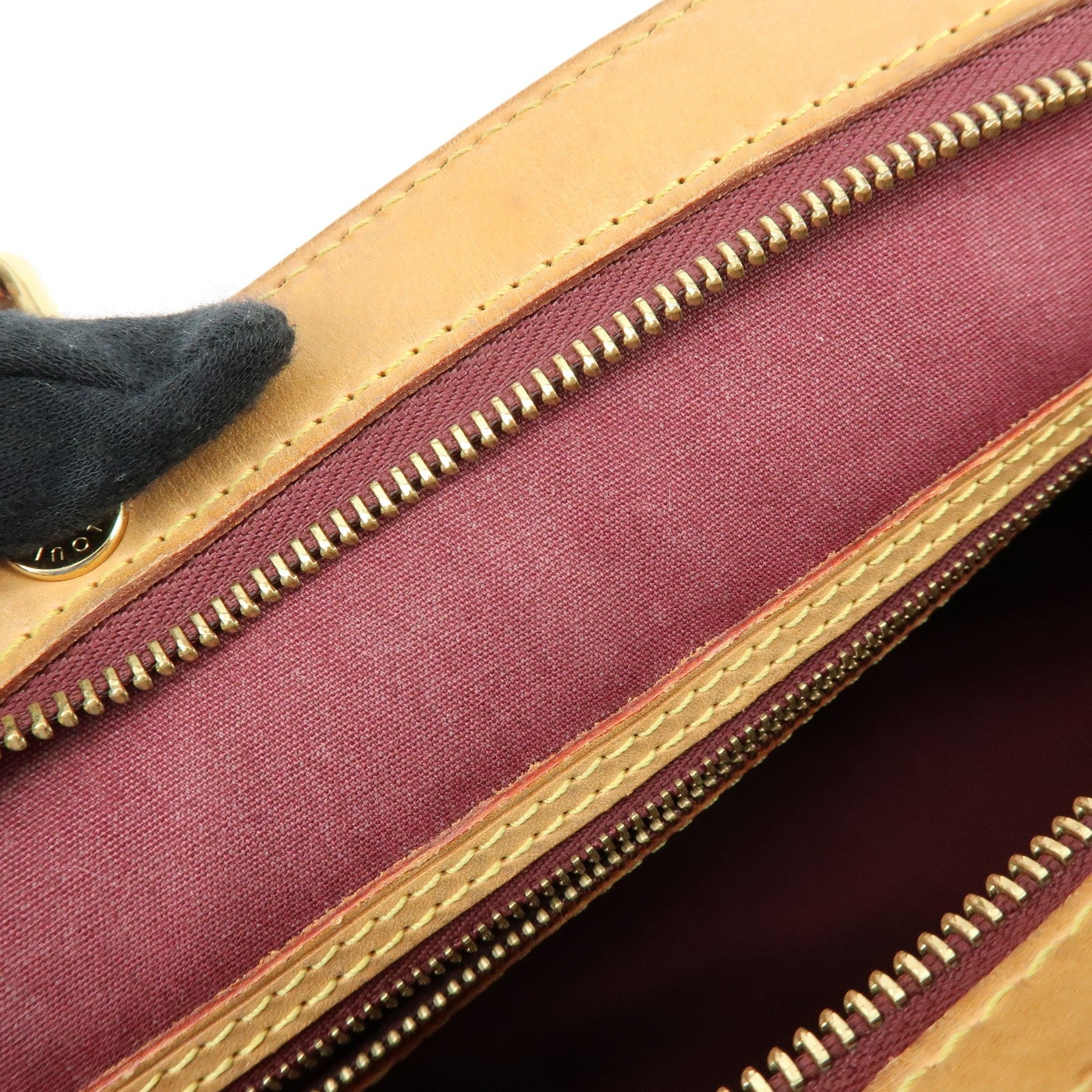 Louis Vuitton M91690 2Way Shoulder Bag - Rouge Fauve, Vernis Leather
