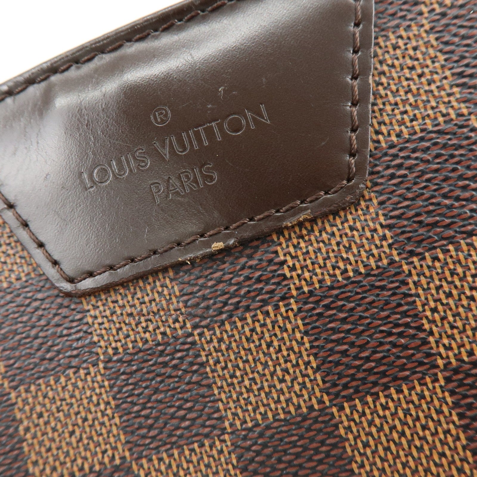 Louis Vuitton Damier Ebene Cabas Rivington Canvas Shoulder Bag