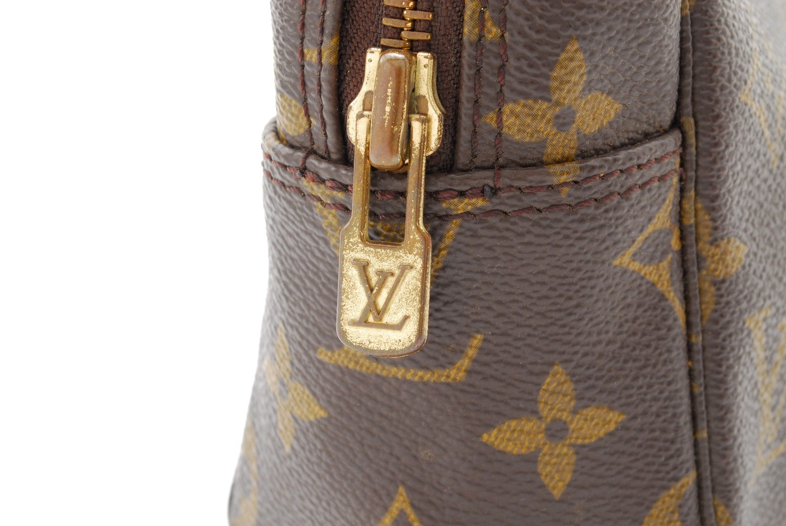 Louis Vuitton Trousse Toilette 28 Clutch - Brown, Leather