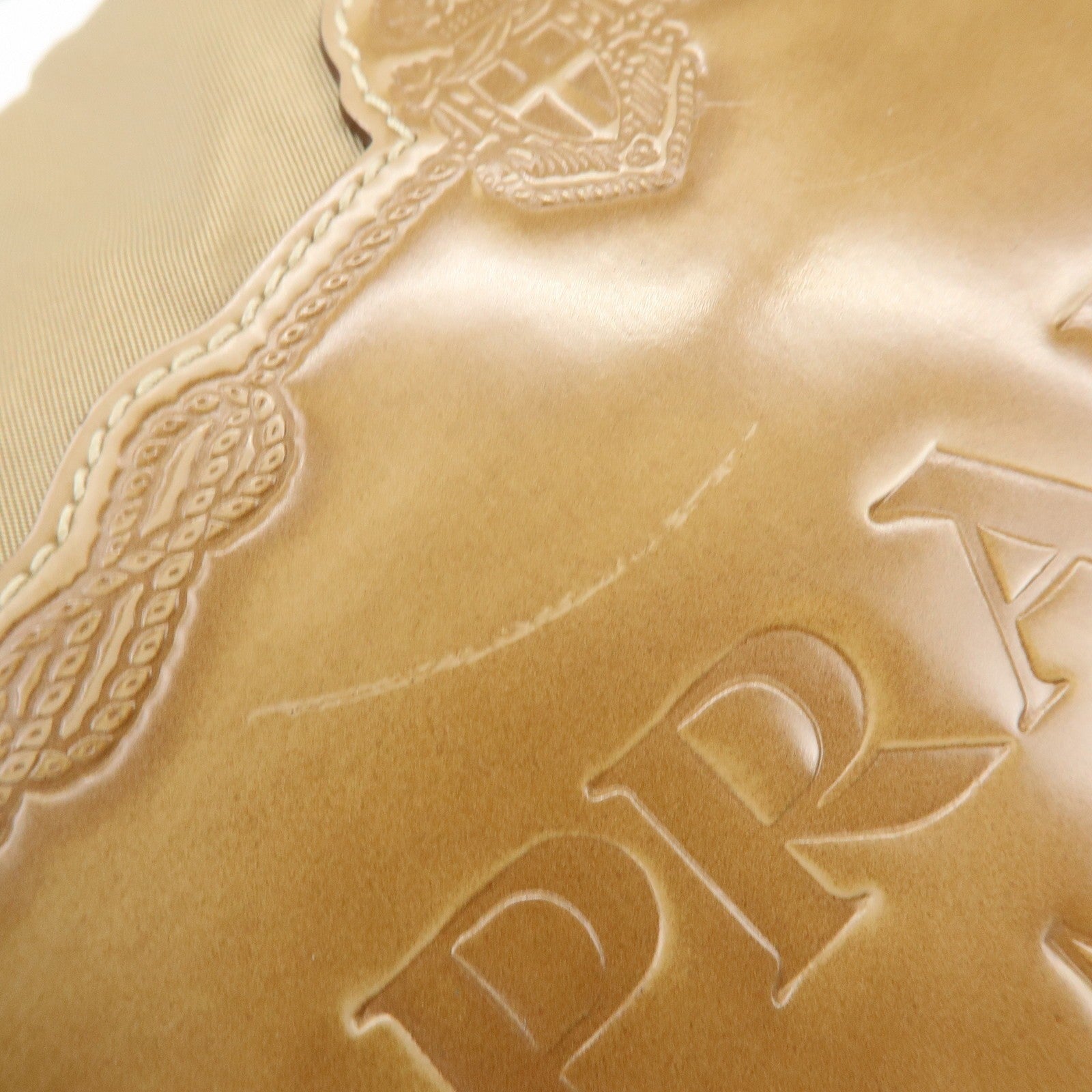 Prada Shoulder Bag - Beige, Nylon and Leather
