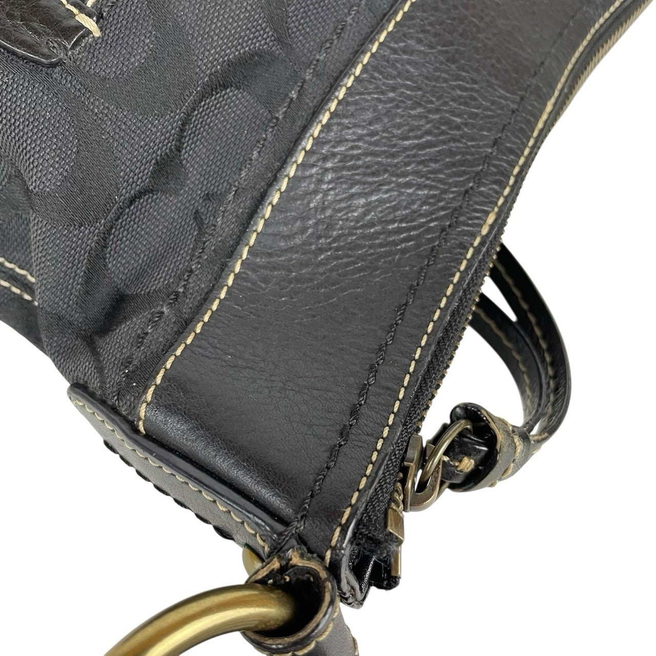 Coach Legacy Shoulder Bag - Black, Canvas
