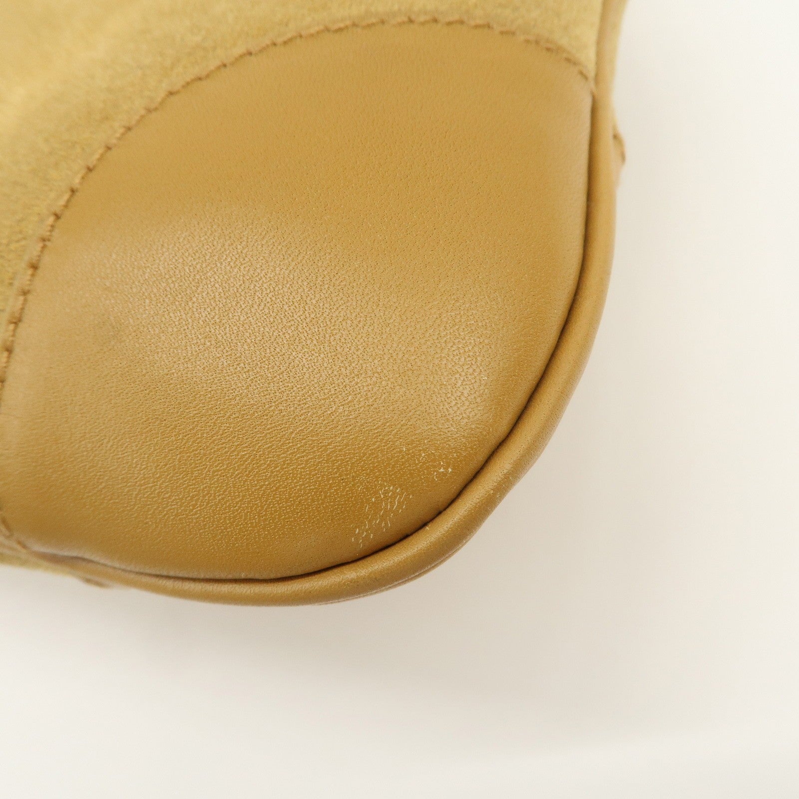 Gucci Shoulder Bag - Yellow Beige, Suede Leather