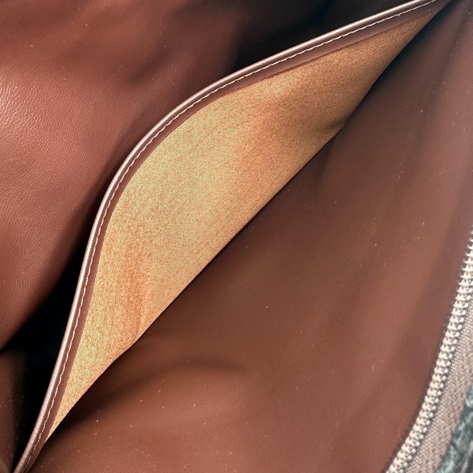 Burberry Nova Check Clutch - Brown, Leather Fabric